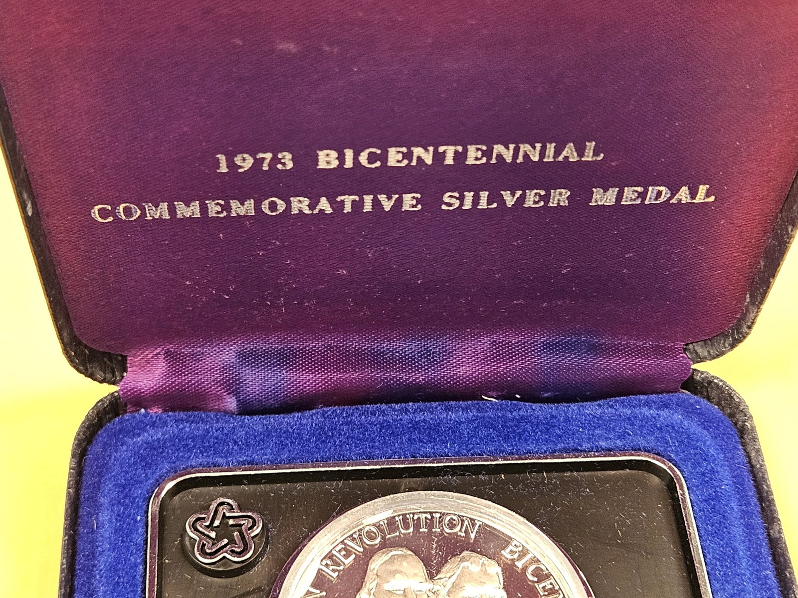 GEM Proof Deep Cameo 1973 Bicentennial Commemorative silver Medal - 2
