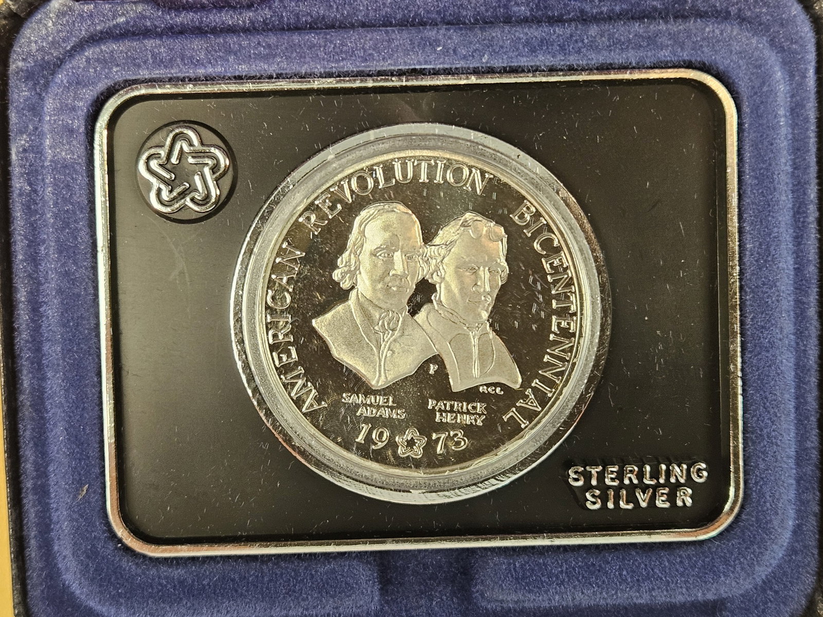 GEM Proof Deep Cameo 1973 Bicentennial Commemorative silver Medal - 3