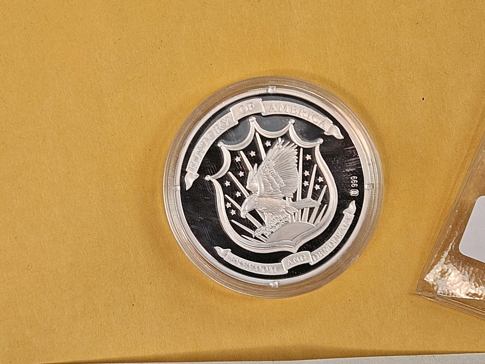 GEM Proof Deep Cameo Silver Medal - 3