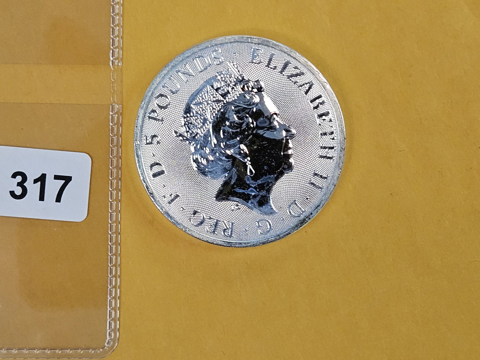 TWO Troy ounce .999 fine silver art round - 2