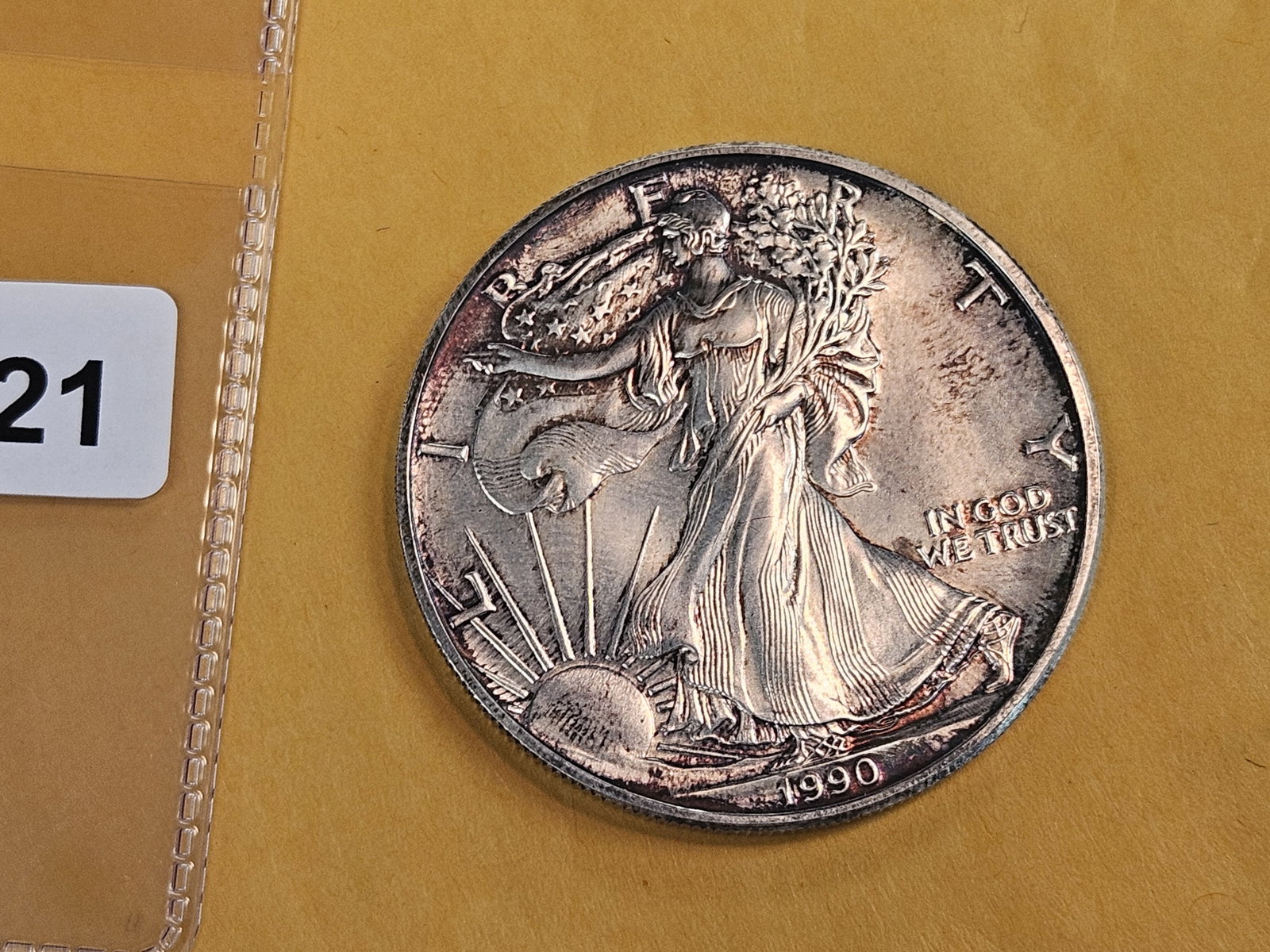 And last, but not least, a 1990 American Silver Eagle - 2