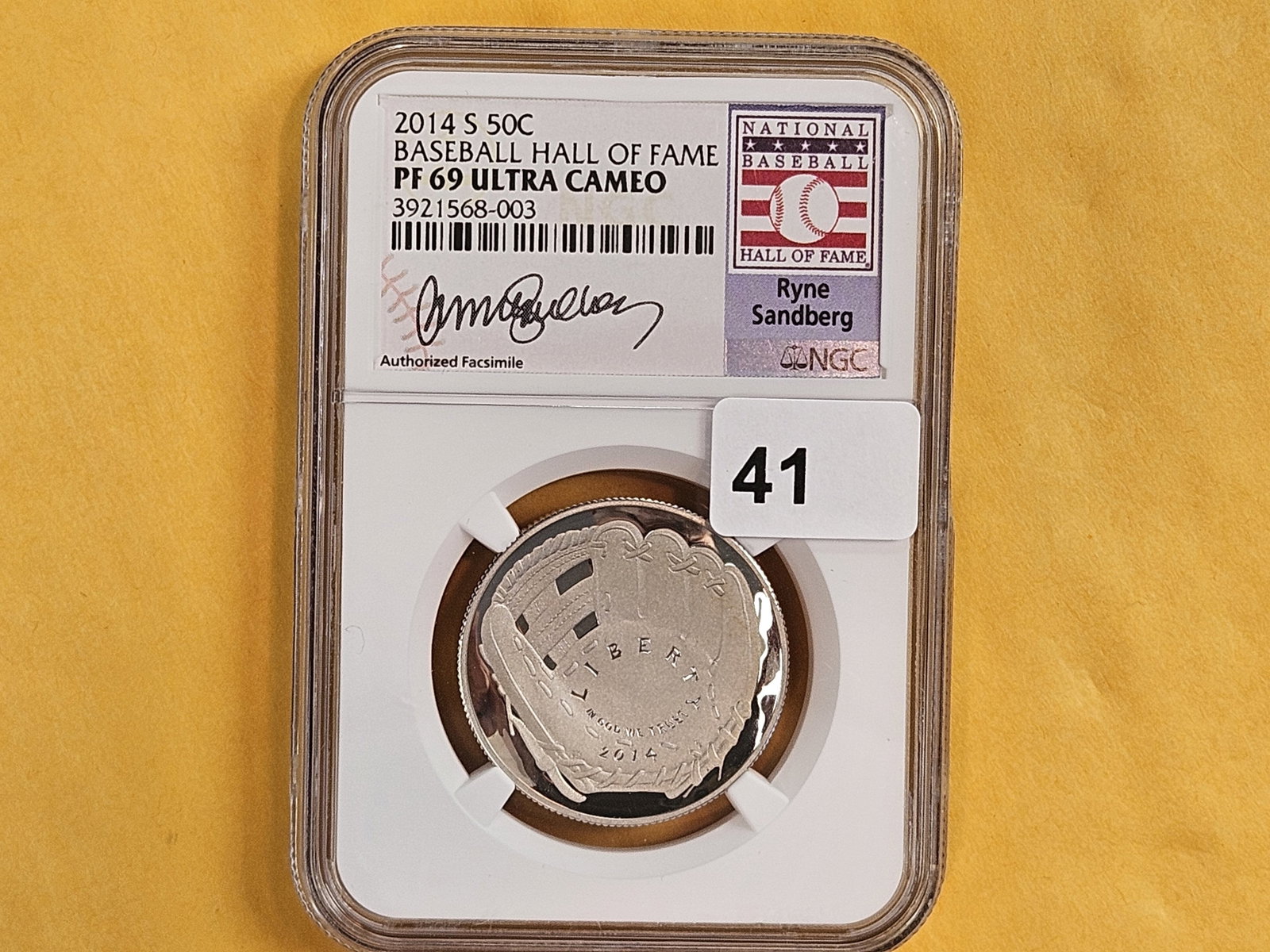 NGC 2014-S Baseball Hall of Fame Commemorative Fifty Cents - 2