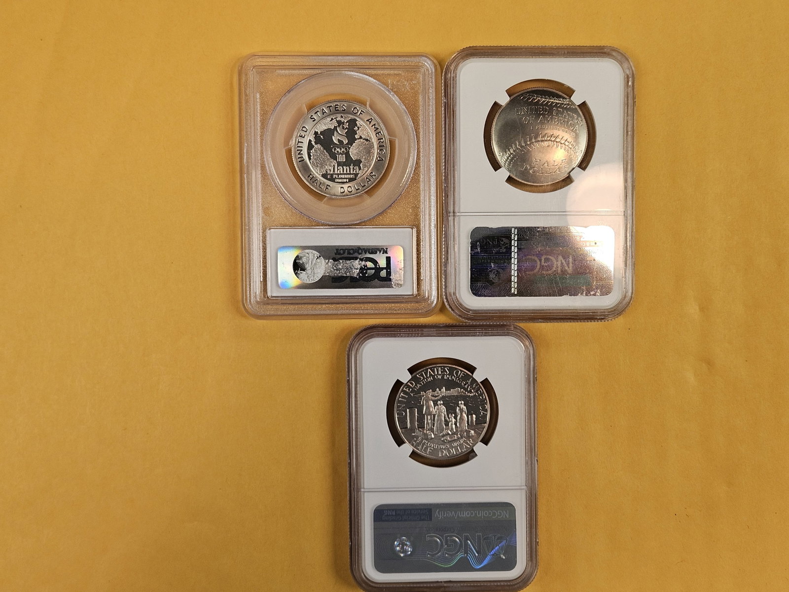 Three NGC and PCGS-graded Commemorative Half Dollars - 2