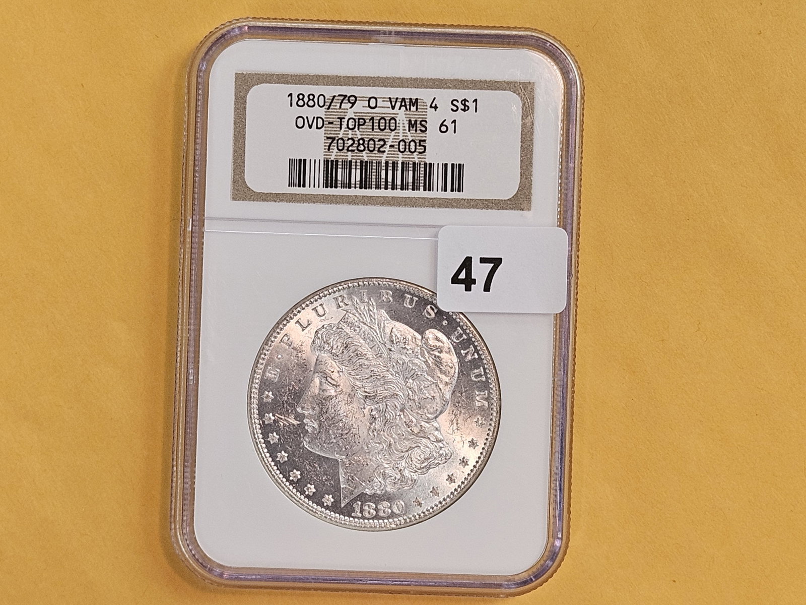 VARIETY! NGC 1880/79 Morgan Dollar in Mint State 61 - 2