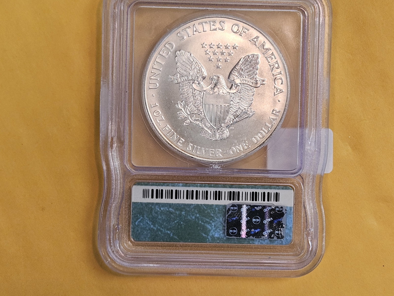 ICG 1995 American Silver Eagle in Mint State 69 - 2