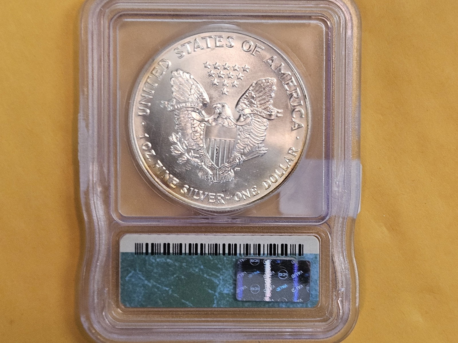 ICG 1993 American Silver Eagle in Mint State 69 - 2