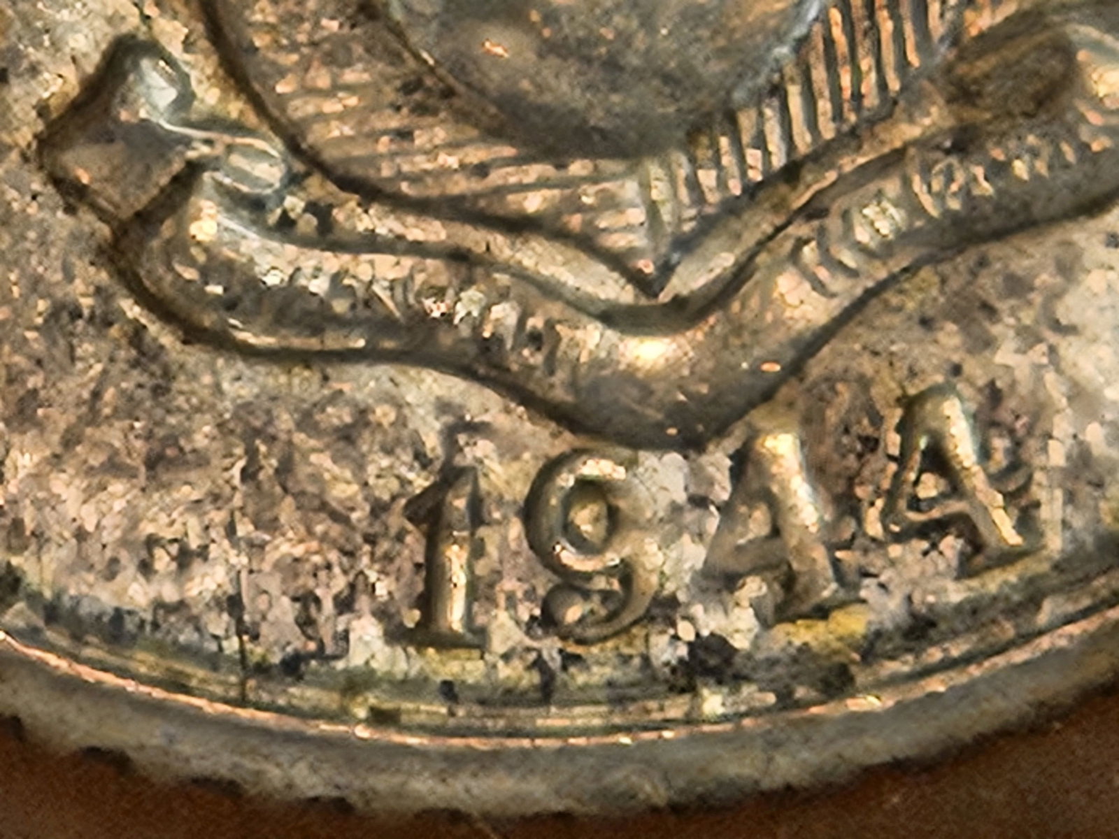NGC 1944-D Philippines silver 20 centavos in Mint State 63 - 7