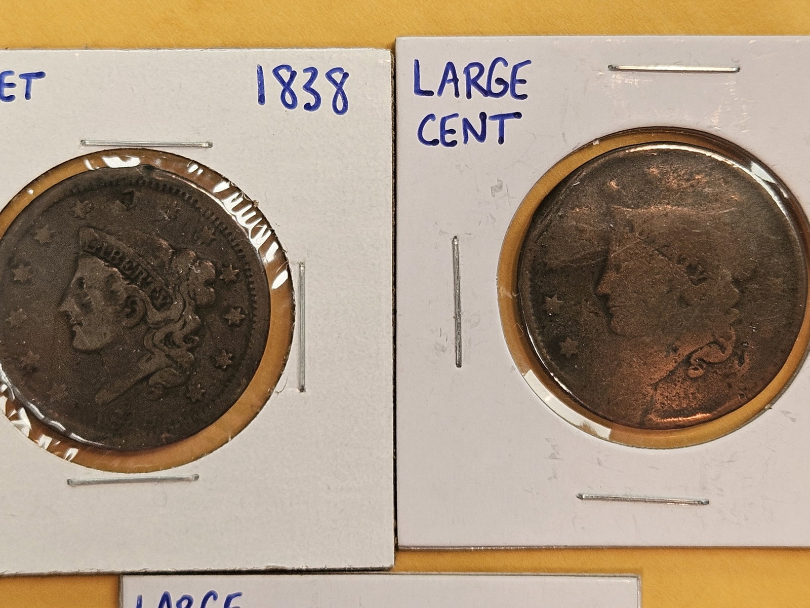 Three Mixed Large Cents - 2