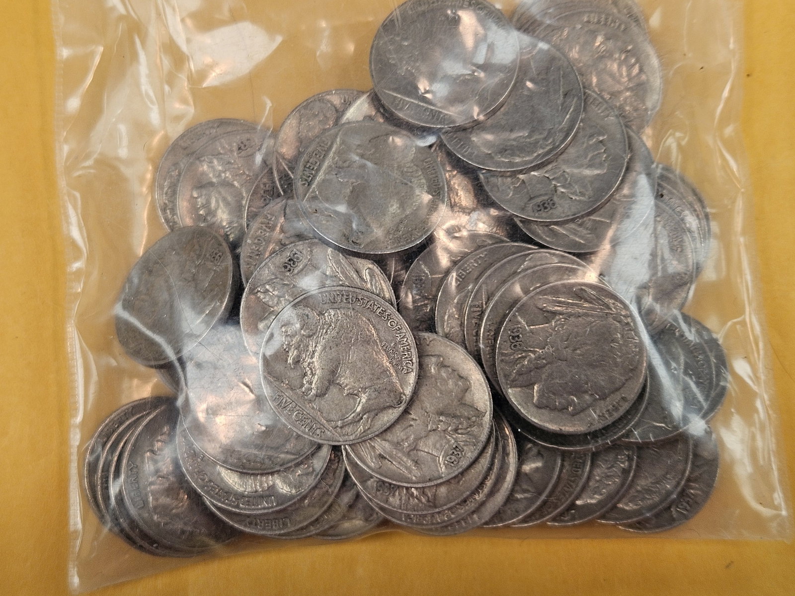 Sixty-Eight Buffalo Nickels - 3
