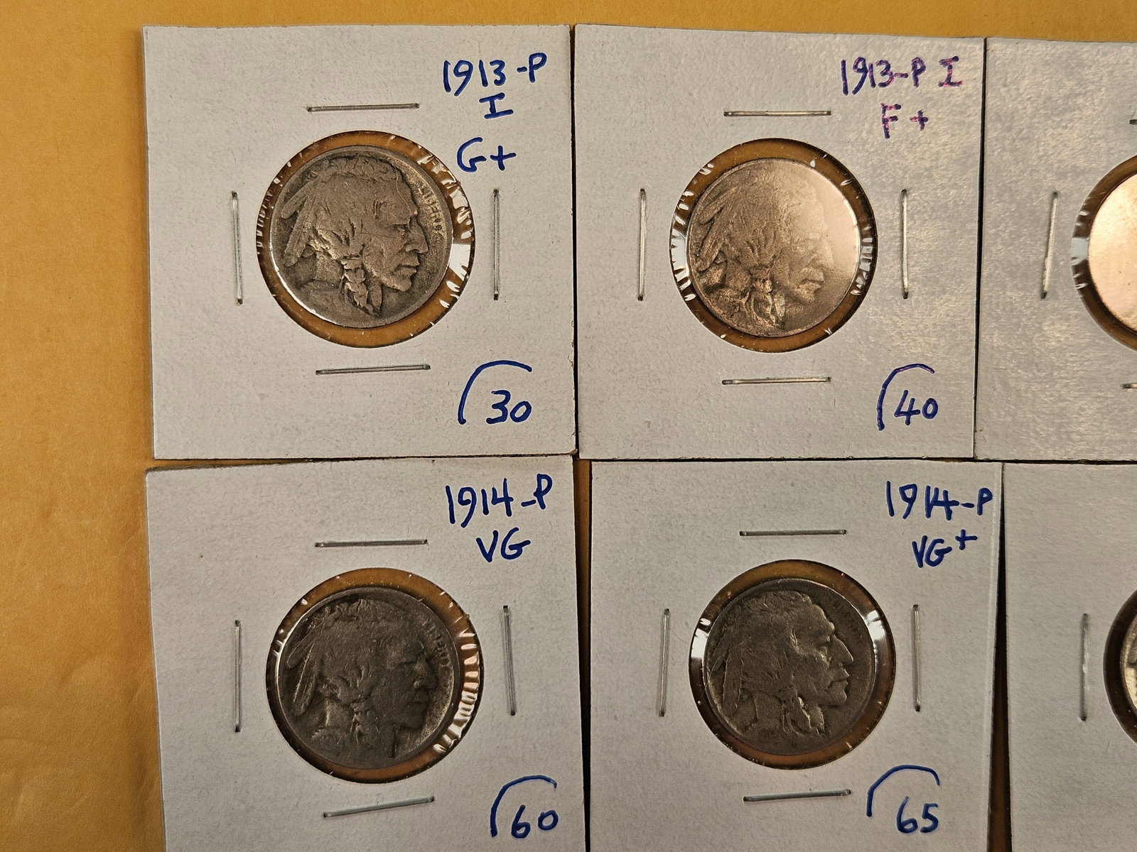 Twelve early date Buffalo Nickels - 2