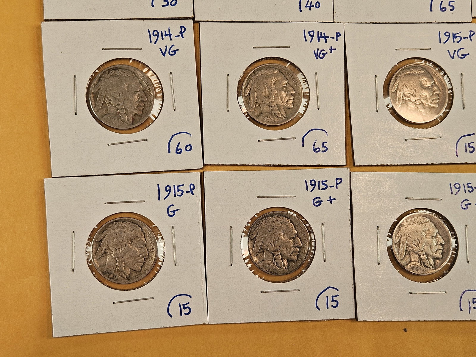 Twelve early date Buffalo Nickels - 5