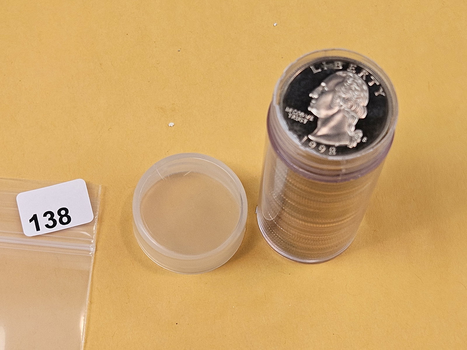 Full roll of mixed, Proof, Washington Quarters - 2