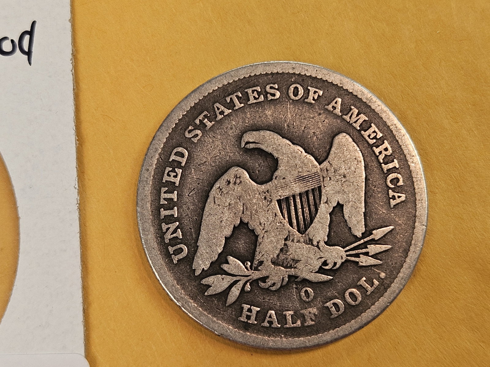 Better Date 1841-O Seated Liberty silver Half Dollar - 3