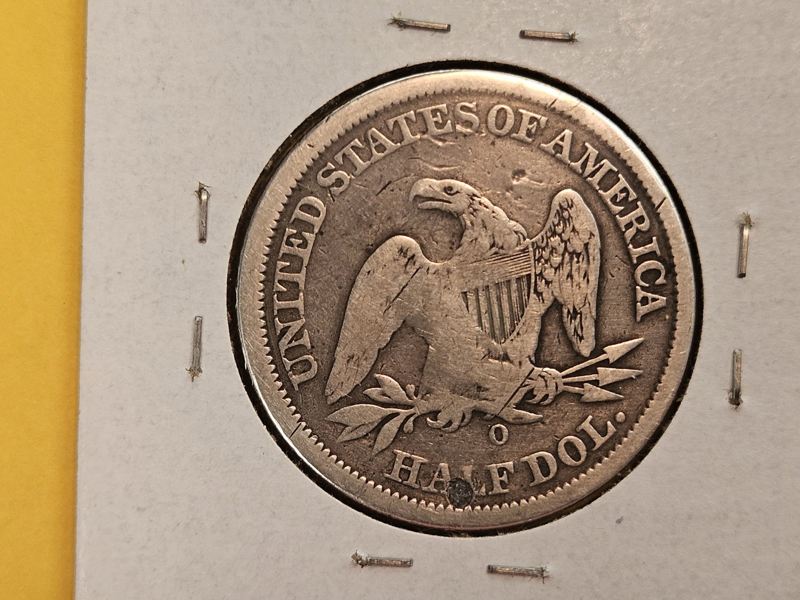 Better Date 1843-O Seated Liberty silver half dollar - 2