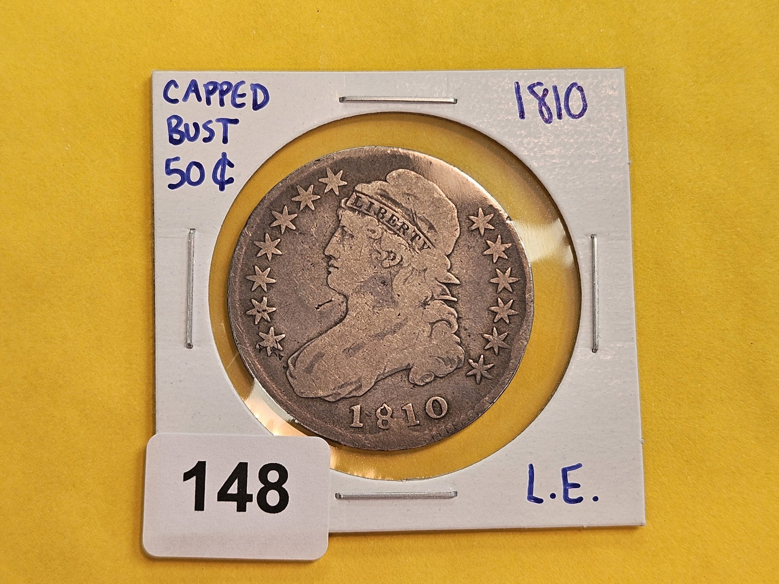 1810 Capped Bust silver Half Dollar - 2