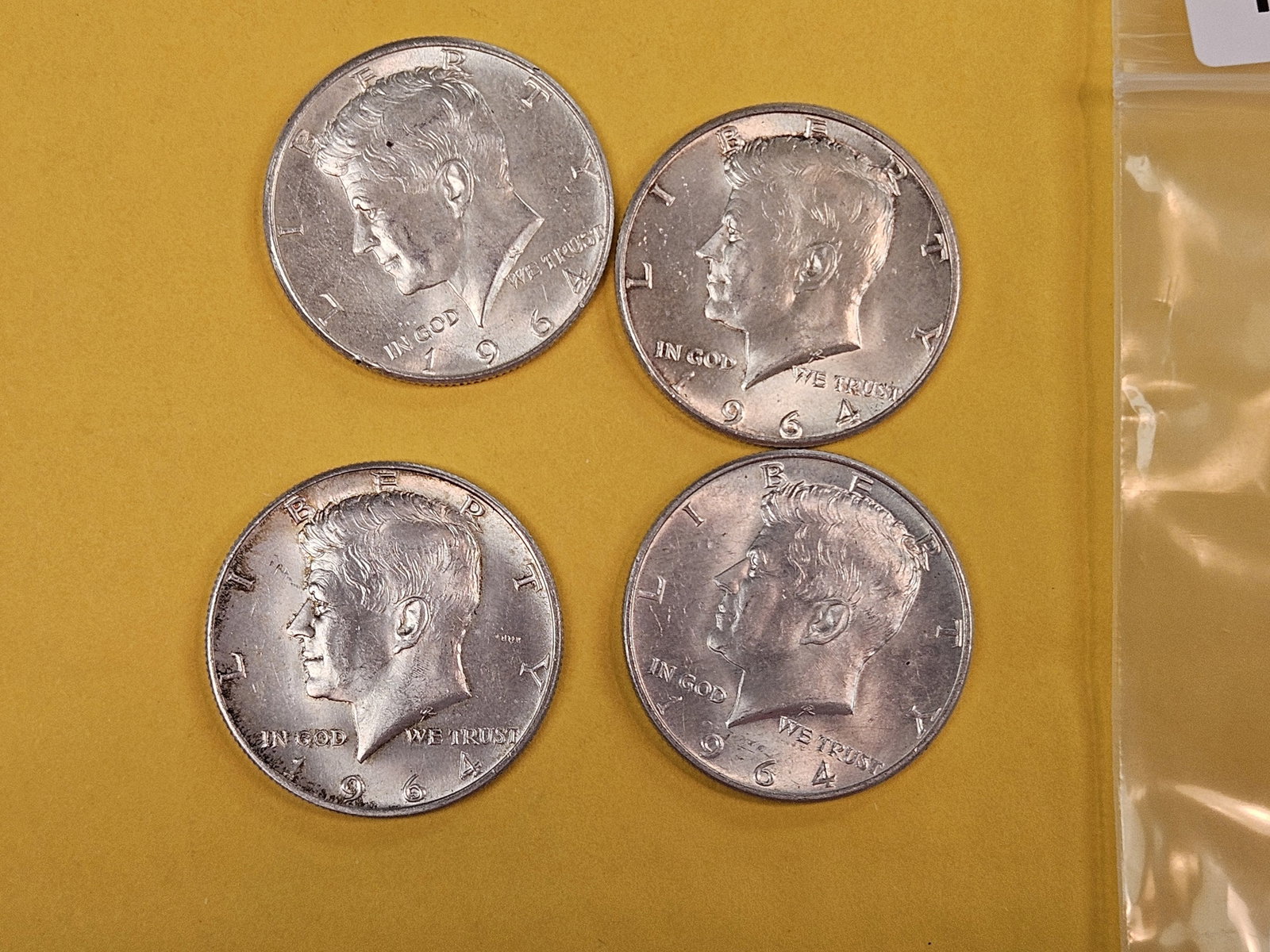 Nine mixed silver Half Dollars - 2