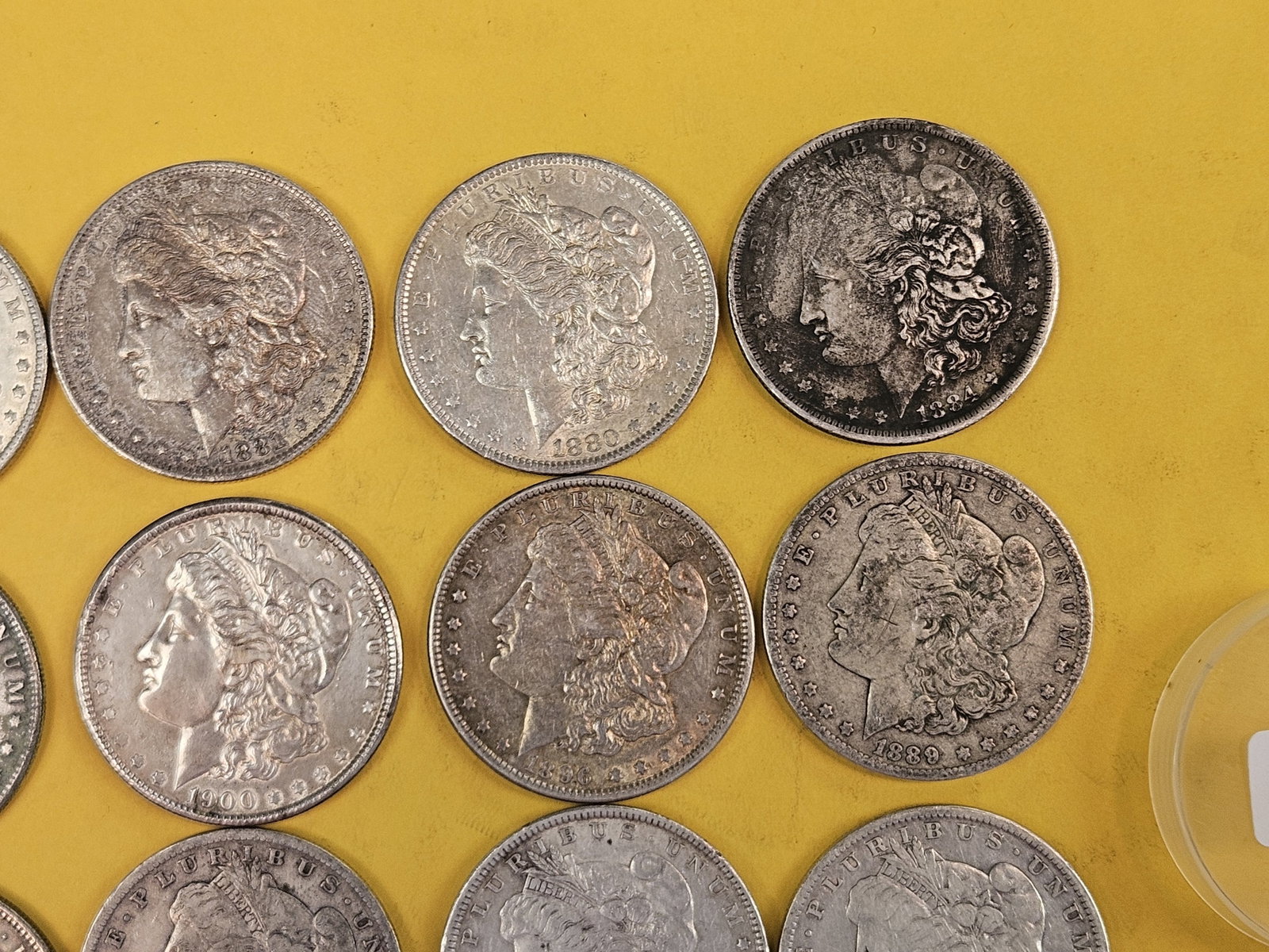** FULL ROLL ** Twenty Morgan Silver Dollars - 3