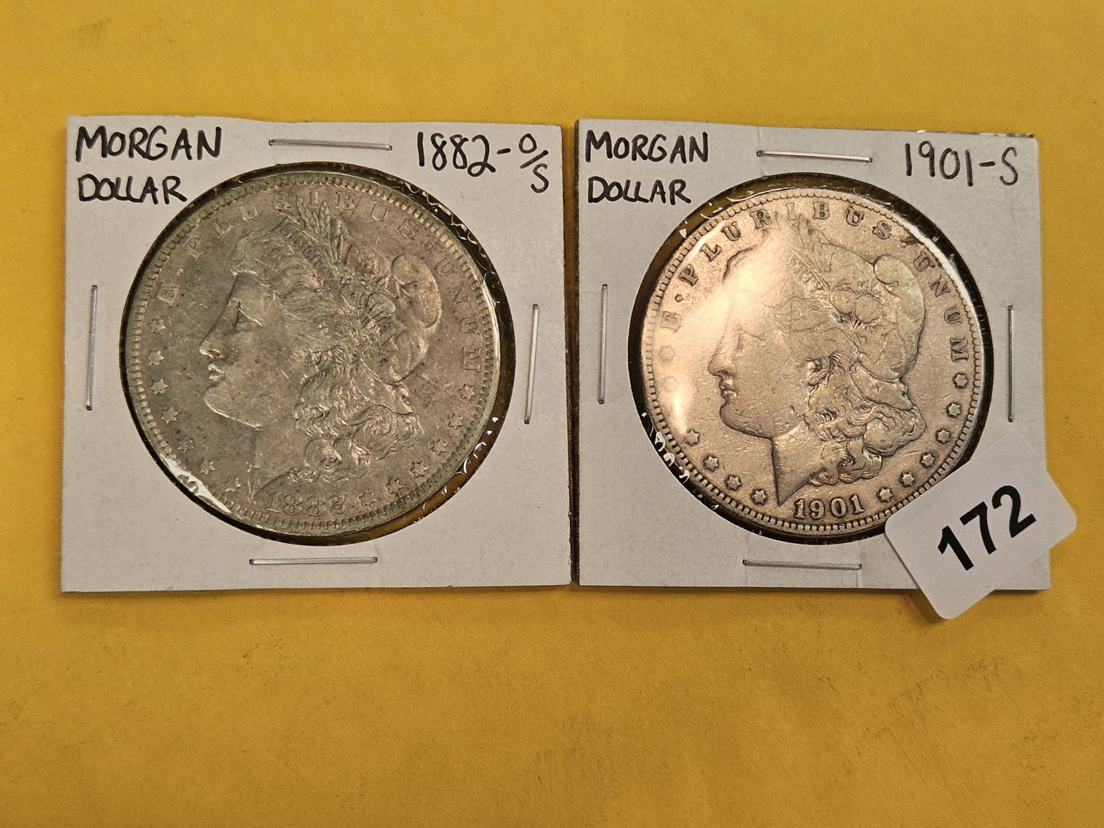 Two better Morgan Silver Dollars - 2