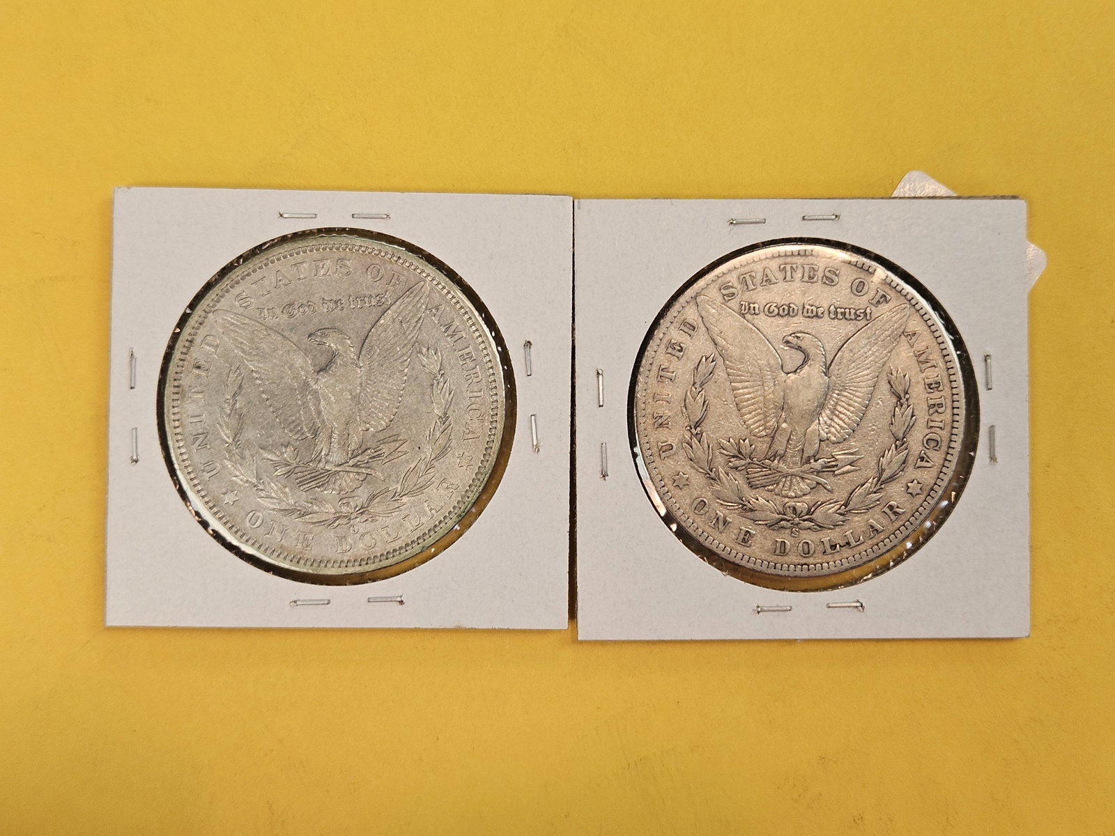 Two better Morgan Silver Dollars - 3