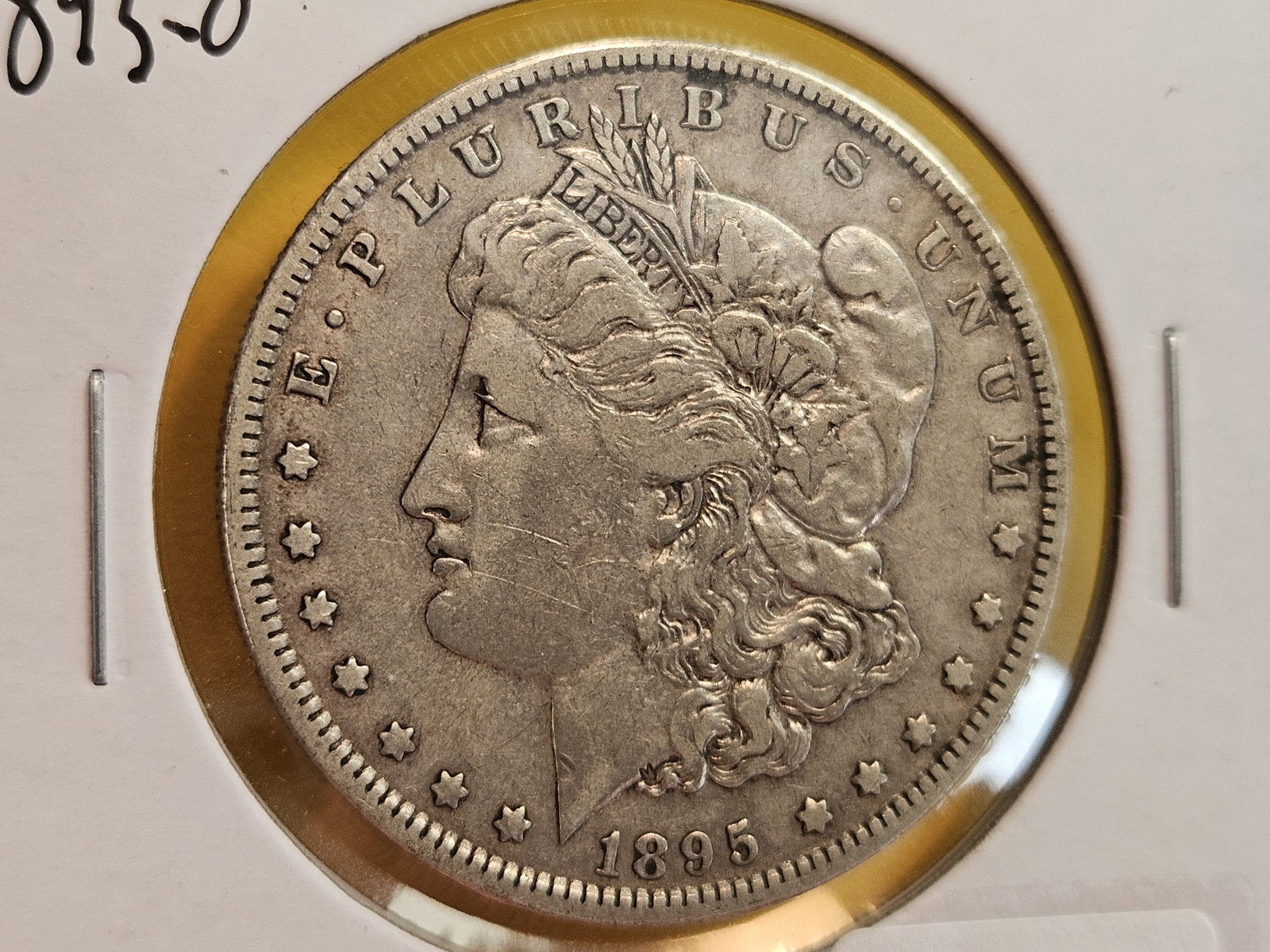 ** KEY DATE ** 1895-O Morgan Silver Dollar in Very Fine plus - 3