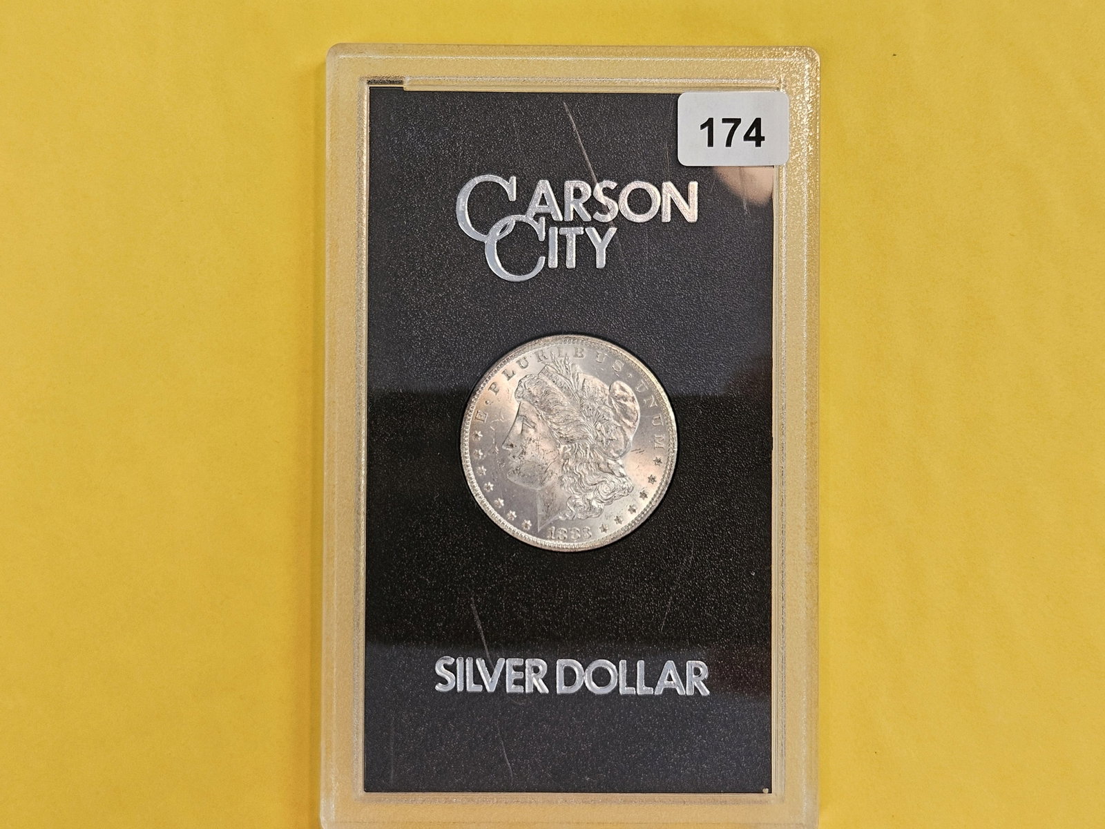 ** KEY DATE ** GSA 1883-CC Morgan Dollar in Choice Brilliant Uncirculated Plus - 2