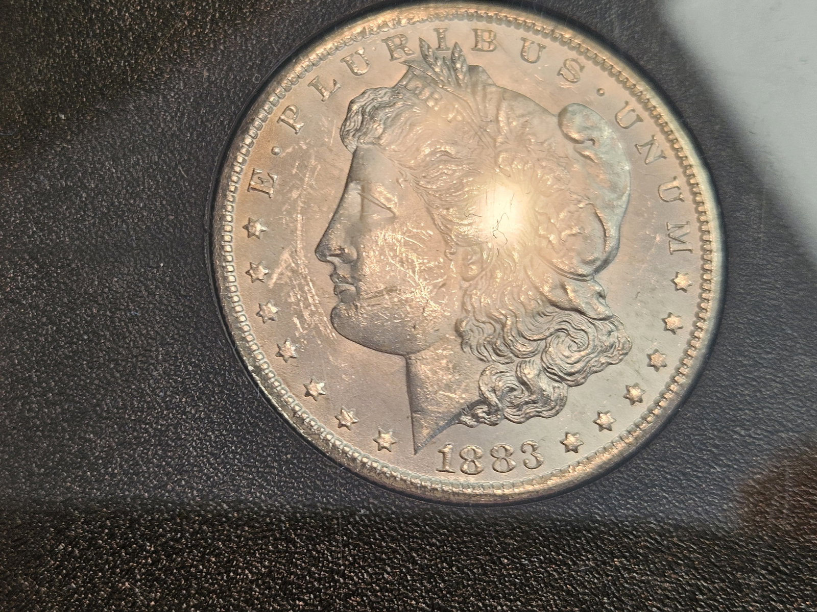 ** KEY DATE ** GSA 1883-CC Morgan Dollar in Choice Brilliant Uncirculated Plus - 3