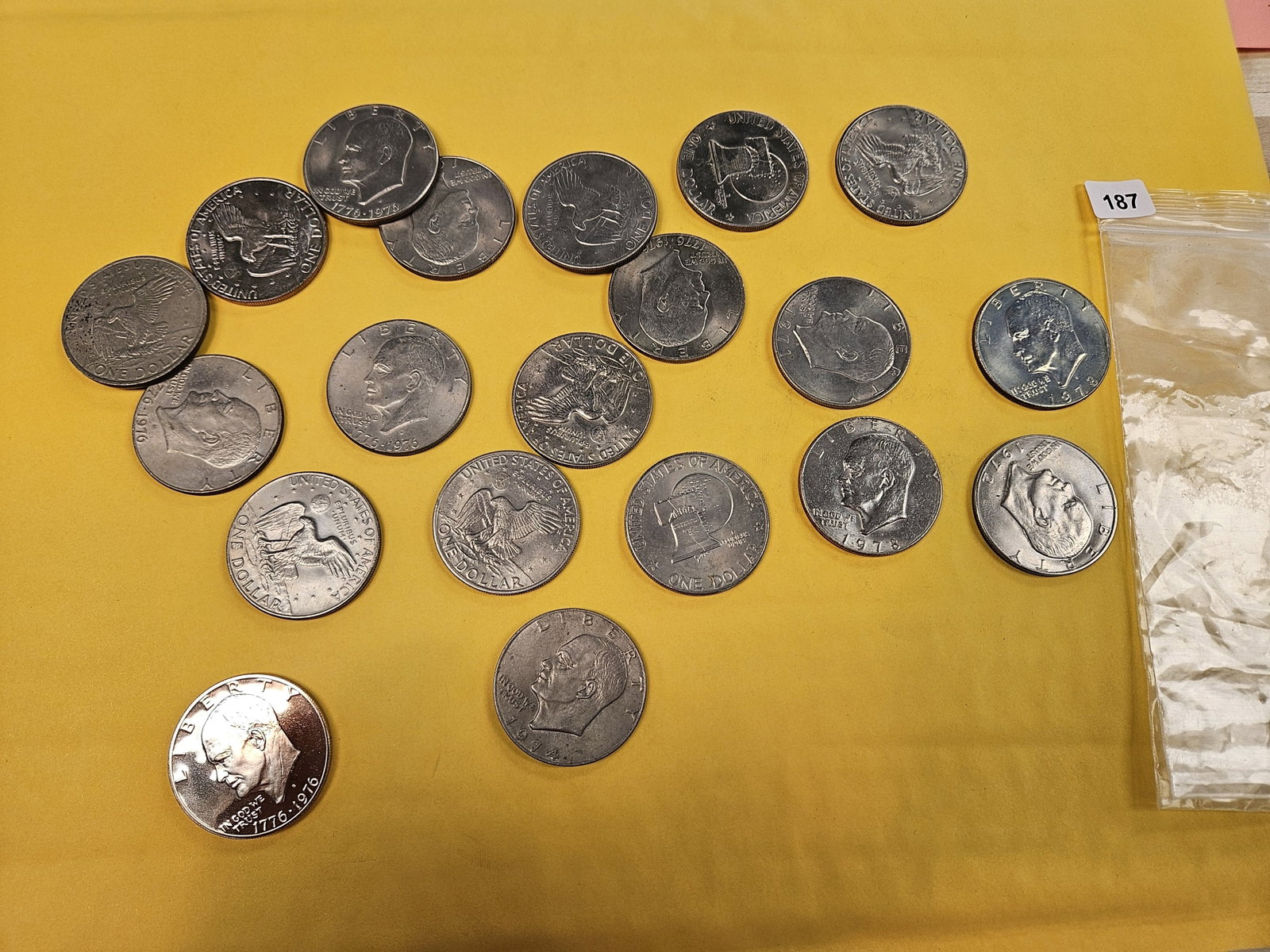 Twenty mixed Eisenhower Dollars - 2