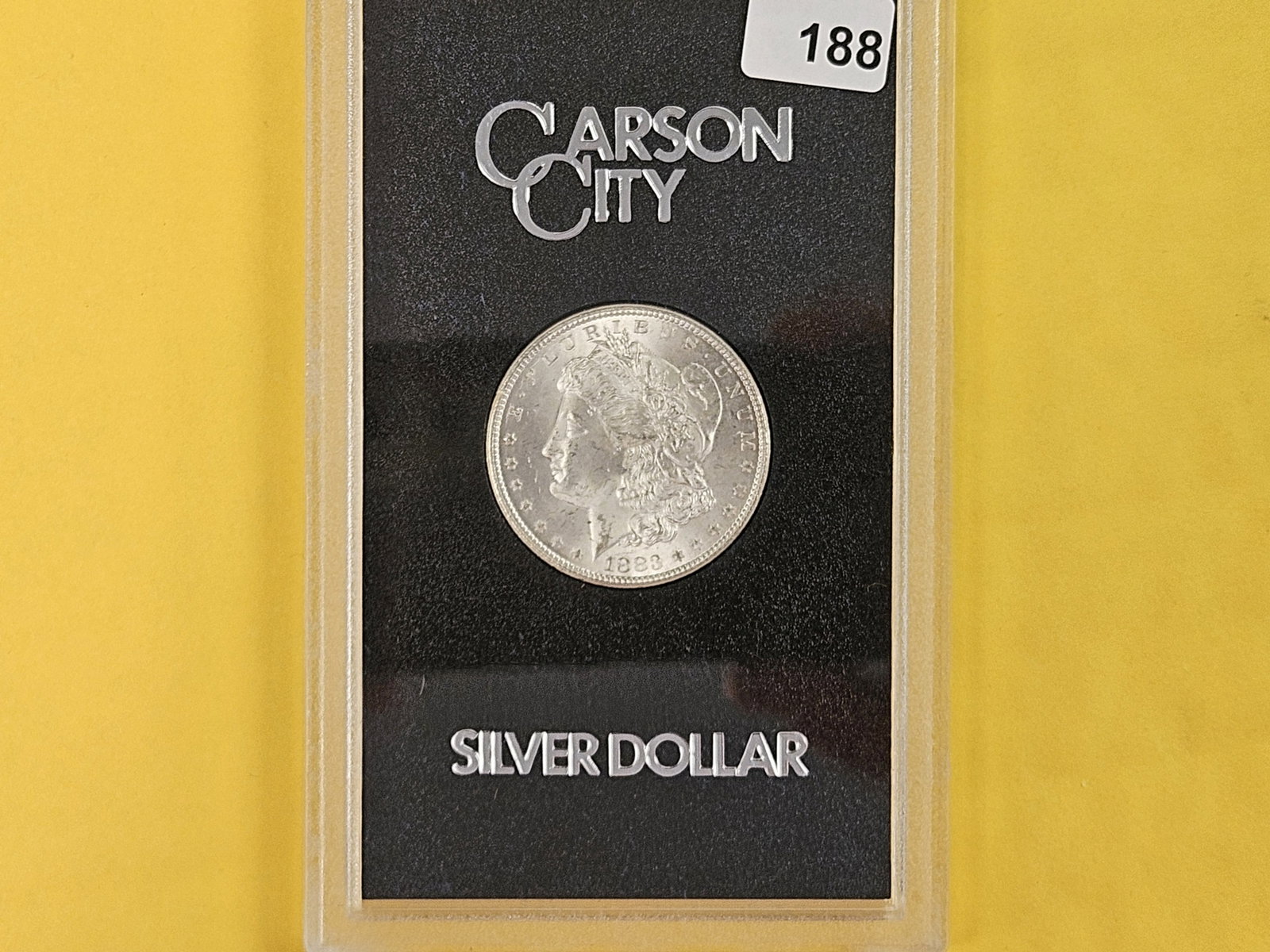 ** KEY DATE ** GSA 1883-CC Morgan Dollar in Choice Brilliant Uncirculated Plus - 2