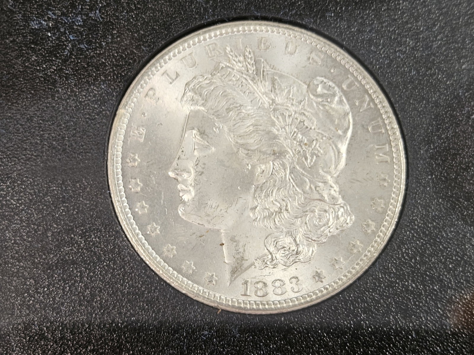 ** KEY DATE ** GSA 1883-CC Morgan Dollar in Choice Brilliant Uncirculated Plus - 3