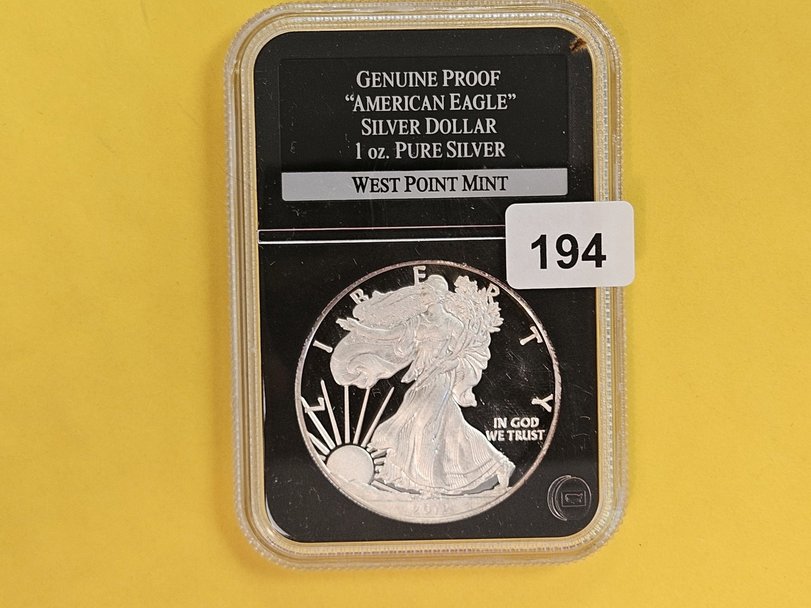 GEM Proof Deep Cameo 2012 American Silver Eagle - 2