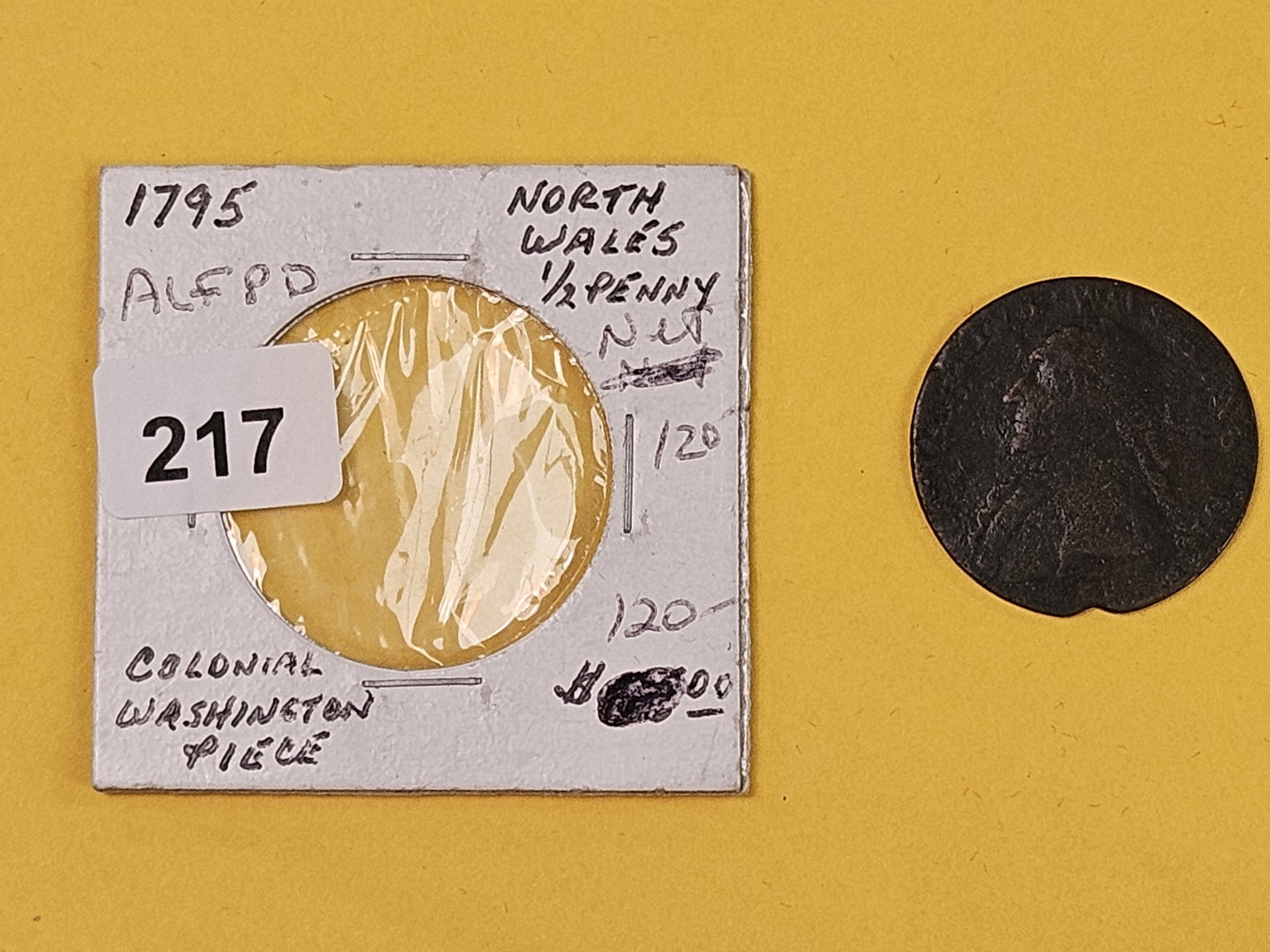 Interesting 1795 North Wales Half-Penny - 2