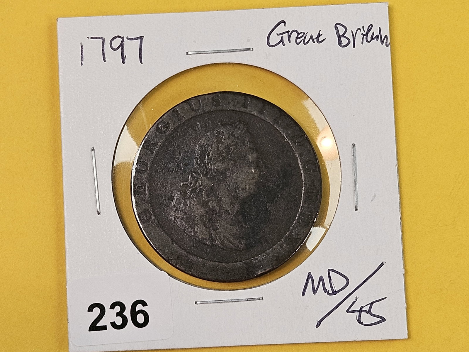 1797 Great Britain large penny - 2