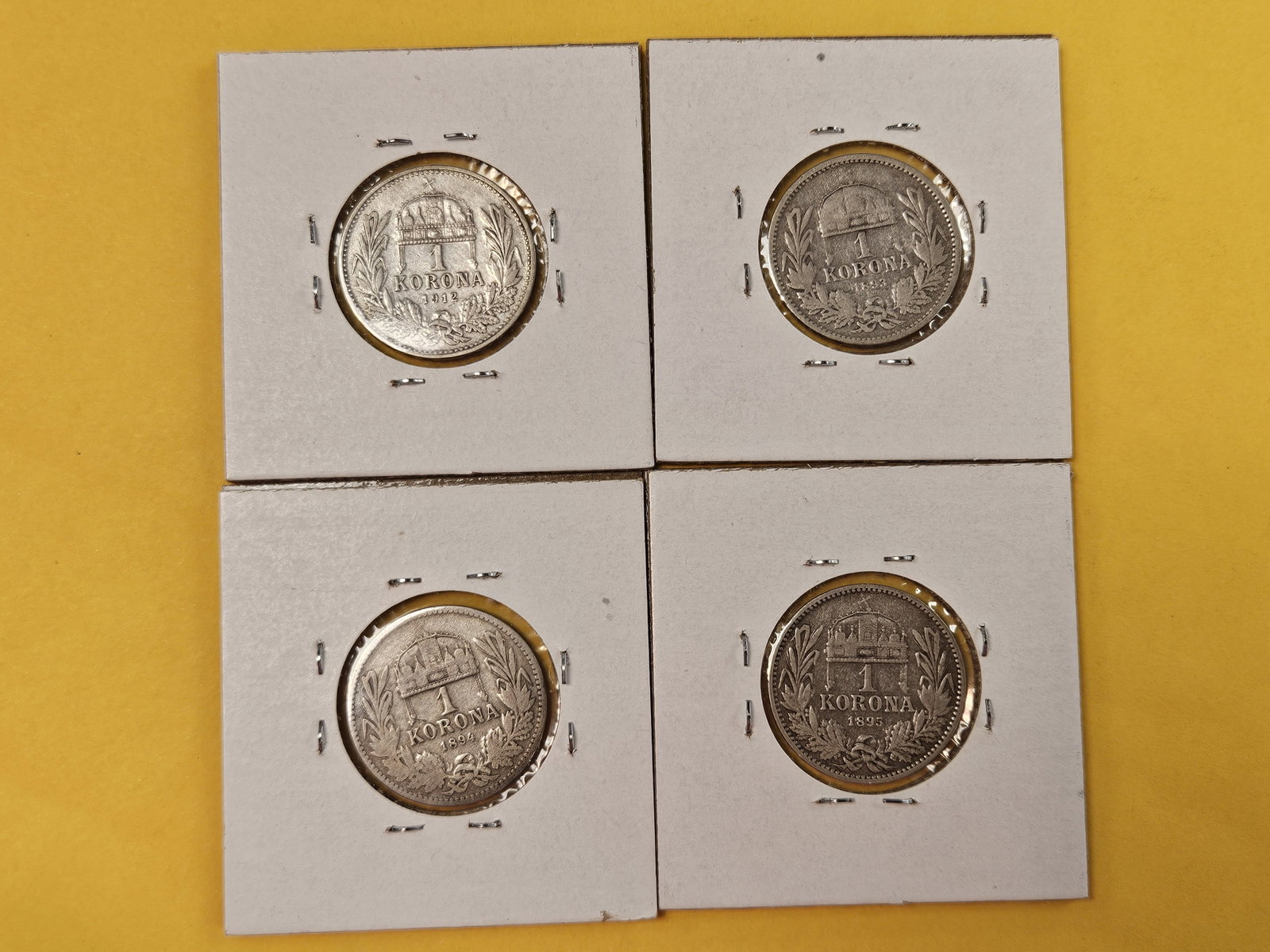 Four mixed Silver coins from Hungary - 3