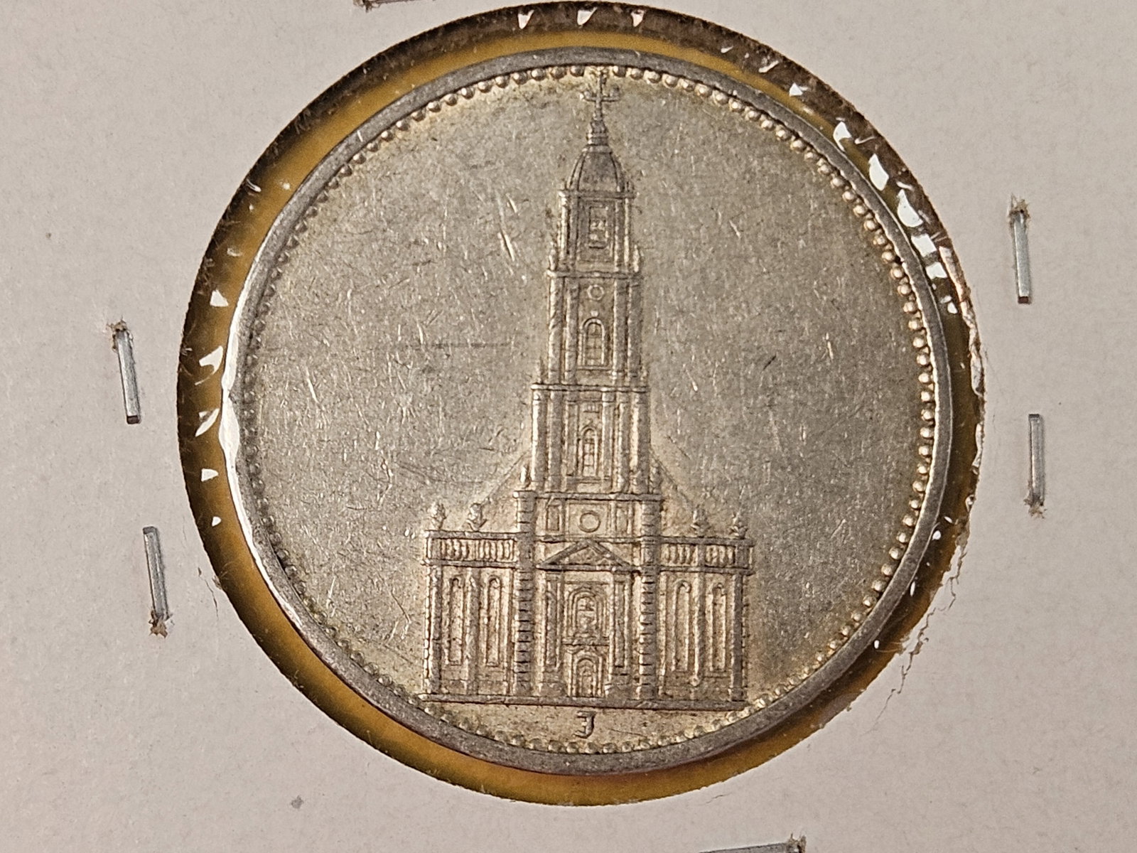 1934-J Germany silver 5 reichsmarks - 3