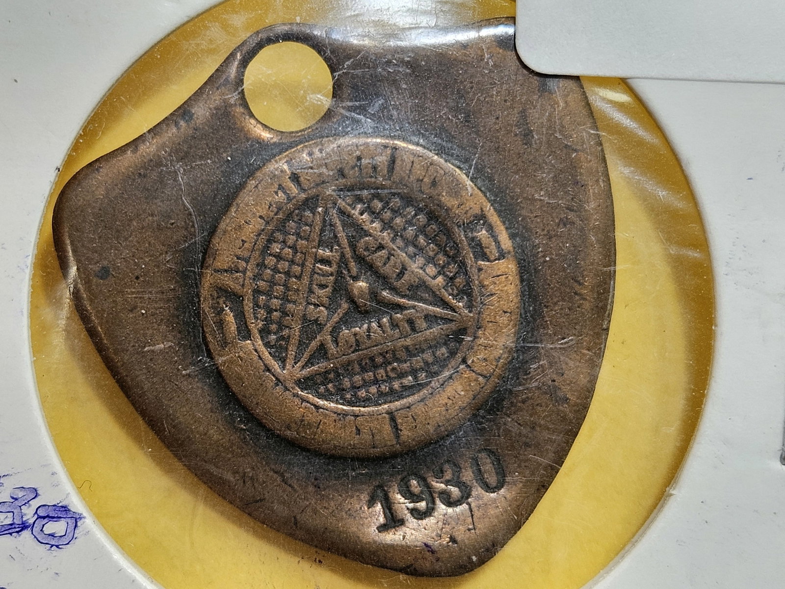 Cool 1930 Edison Tag of some kind - 2