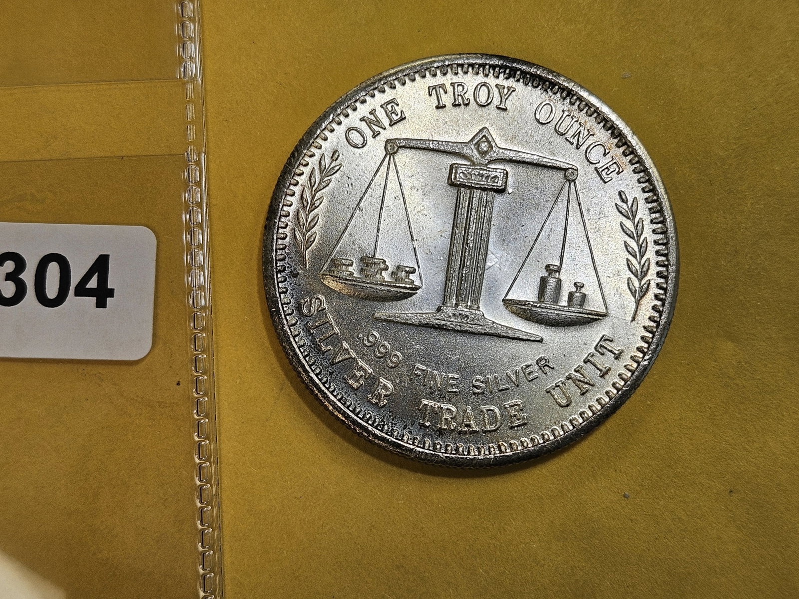 One Troy ounce .999 fine silver round - 2