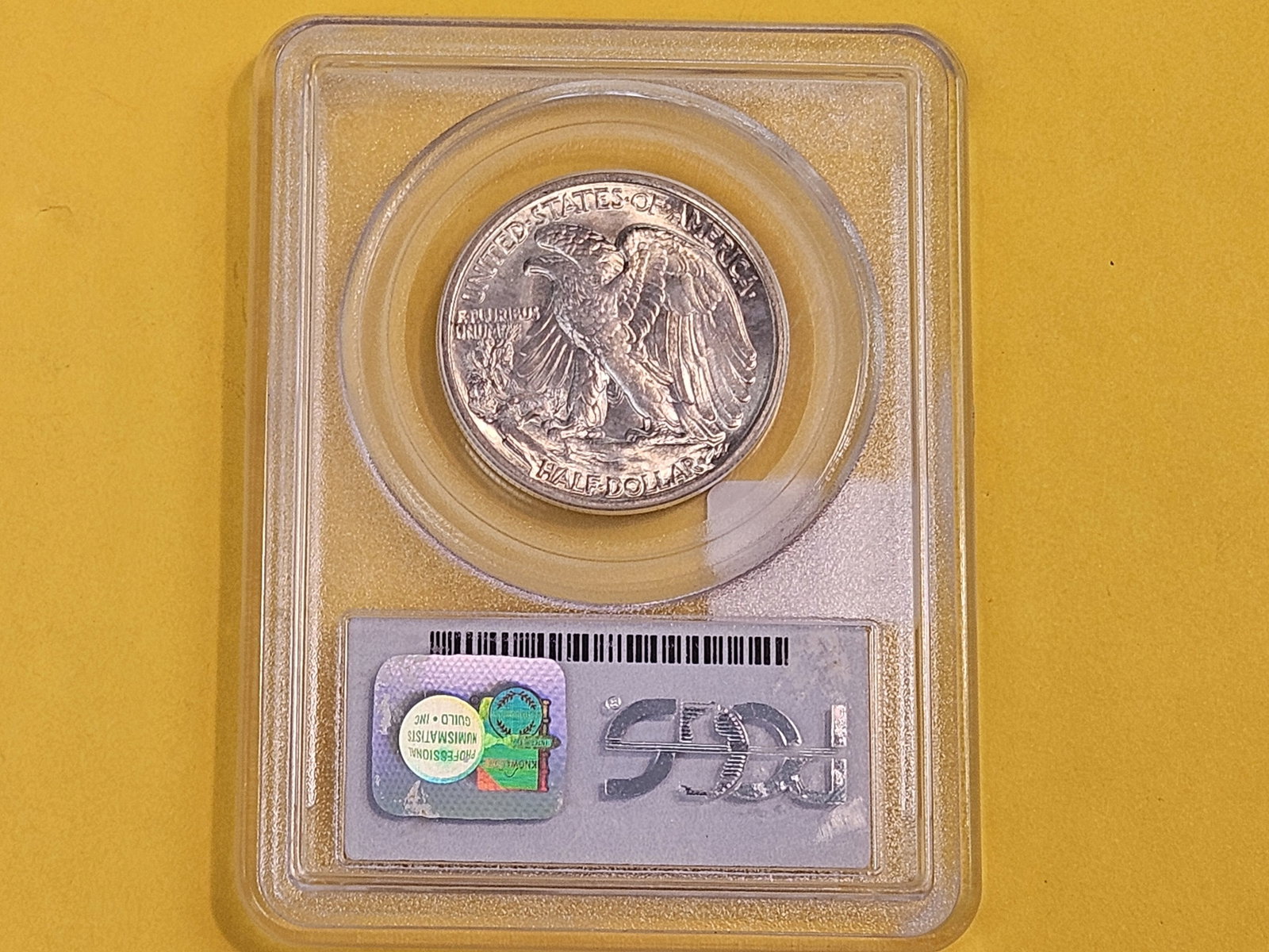 PCGS 1938 Walking Liberty Half Dollar in Mint State 64 - 5