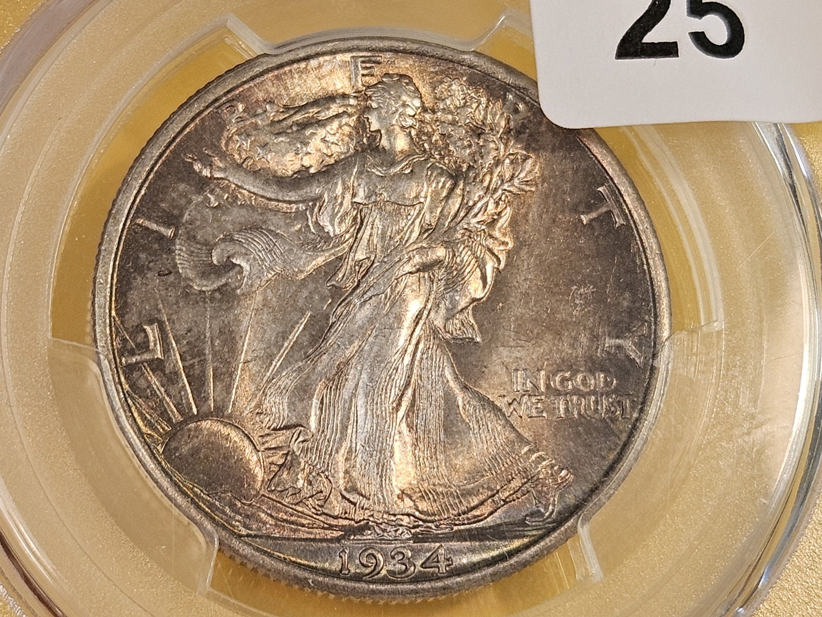 PCGS 1934 Walking Liberty Half Dollar in Mint State 64 - 4