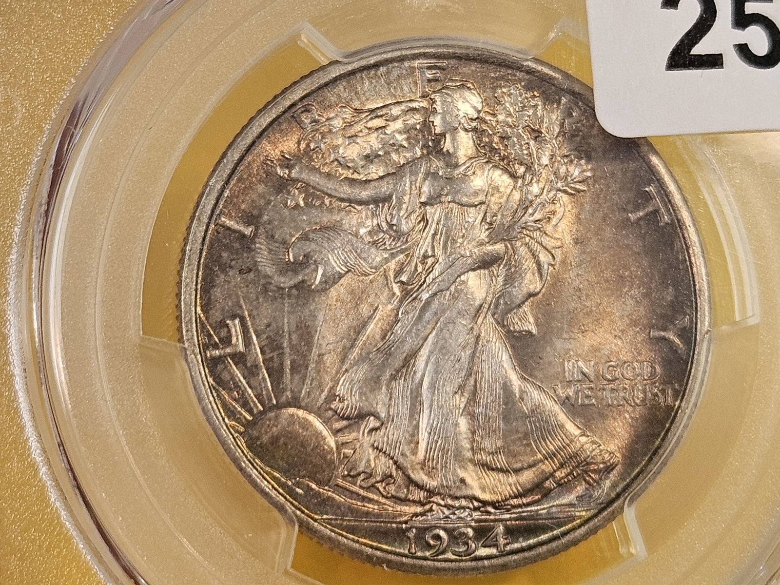 PCGS 1934 Walking Liberty Half Dollar in Mint State 64 - 5