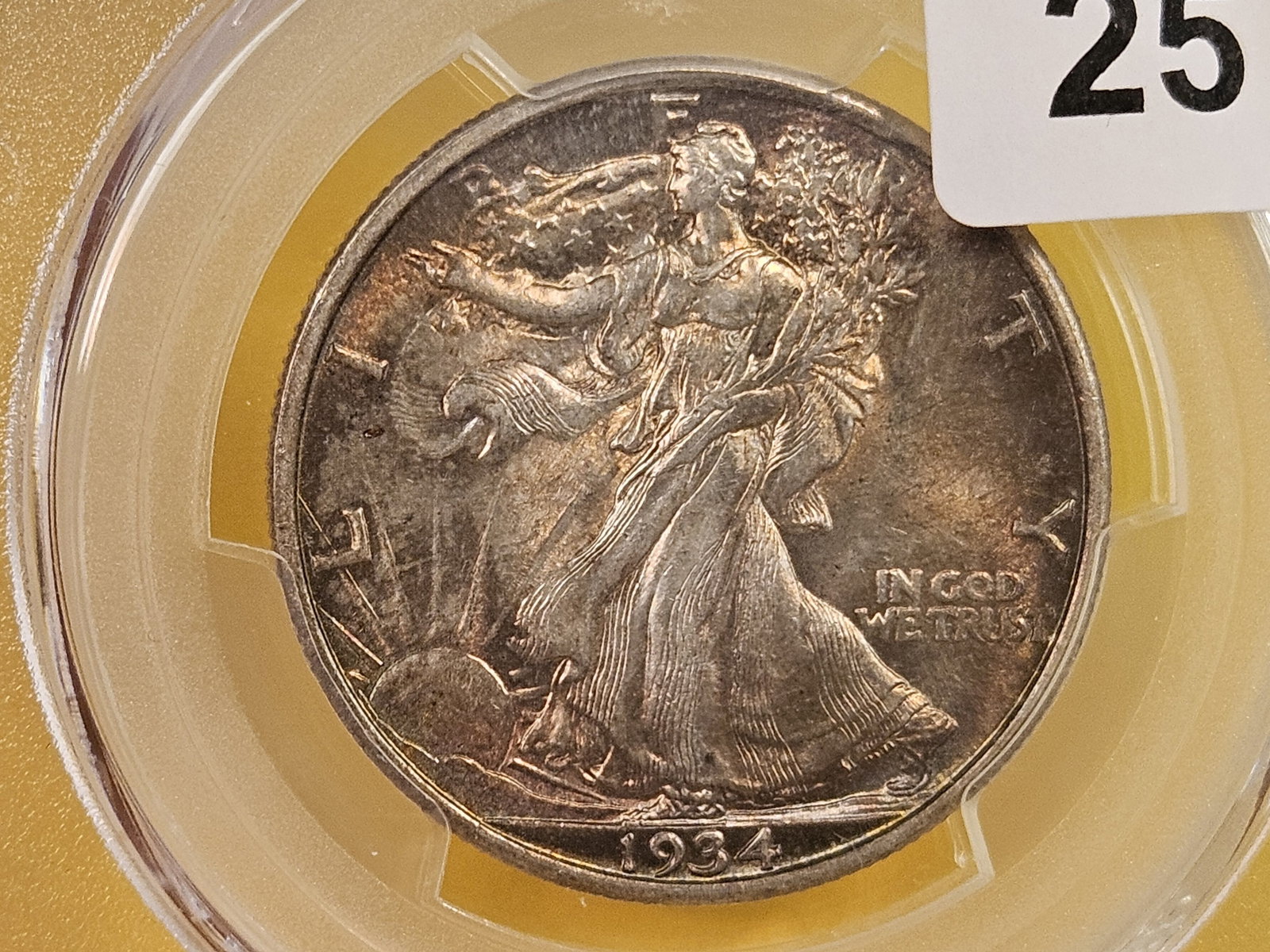 PCGS 1934 Walking Liberty Half Dollar in Mint State 64 - 6