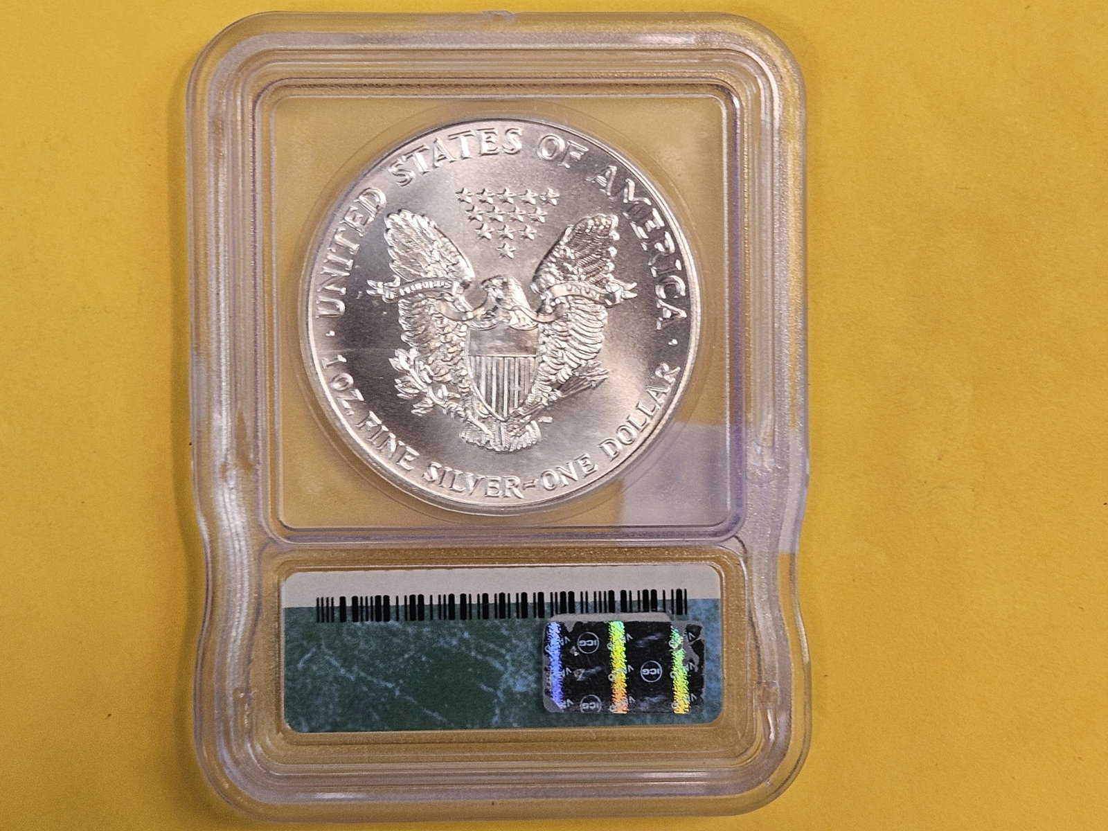 ICG 1991 American Silver Eagle in Mint State 69 - 2
