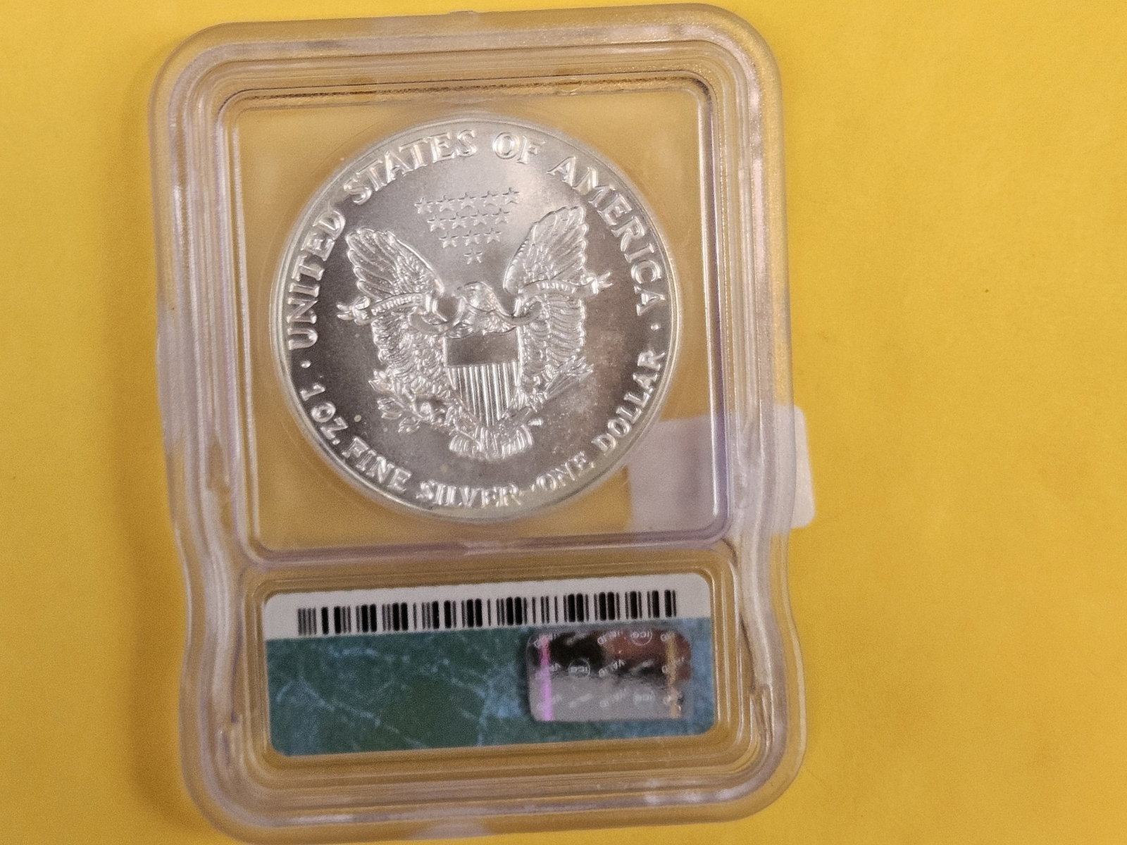 ICG 1992 American Silver Eagle in Mint State 69 - 2