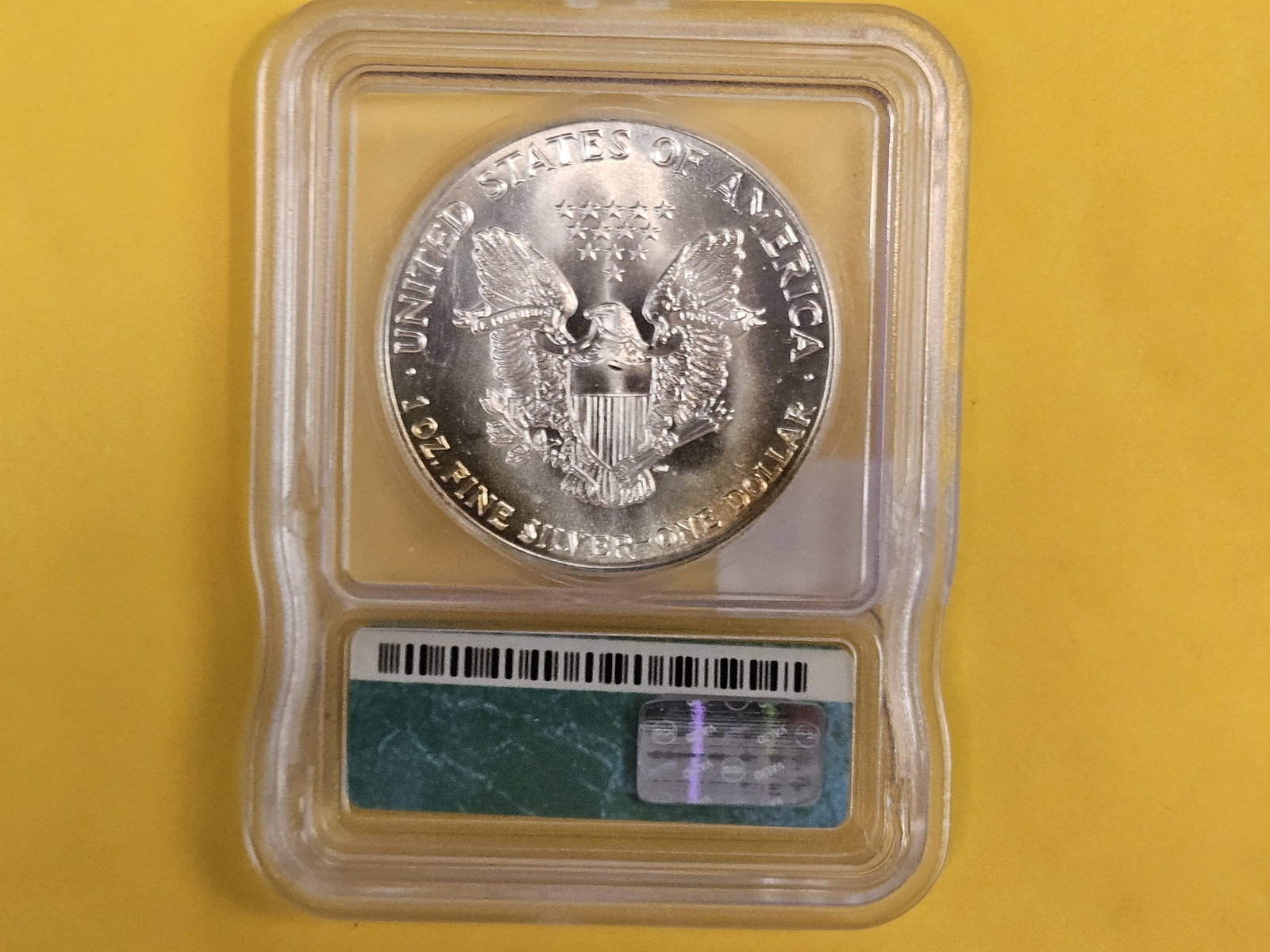 ICG 1987 American Silver Eagle in Mint State 69 - 2