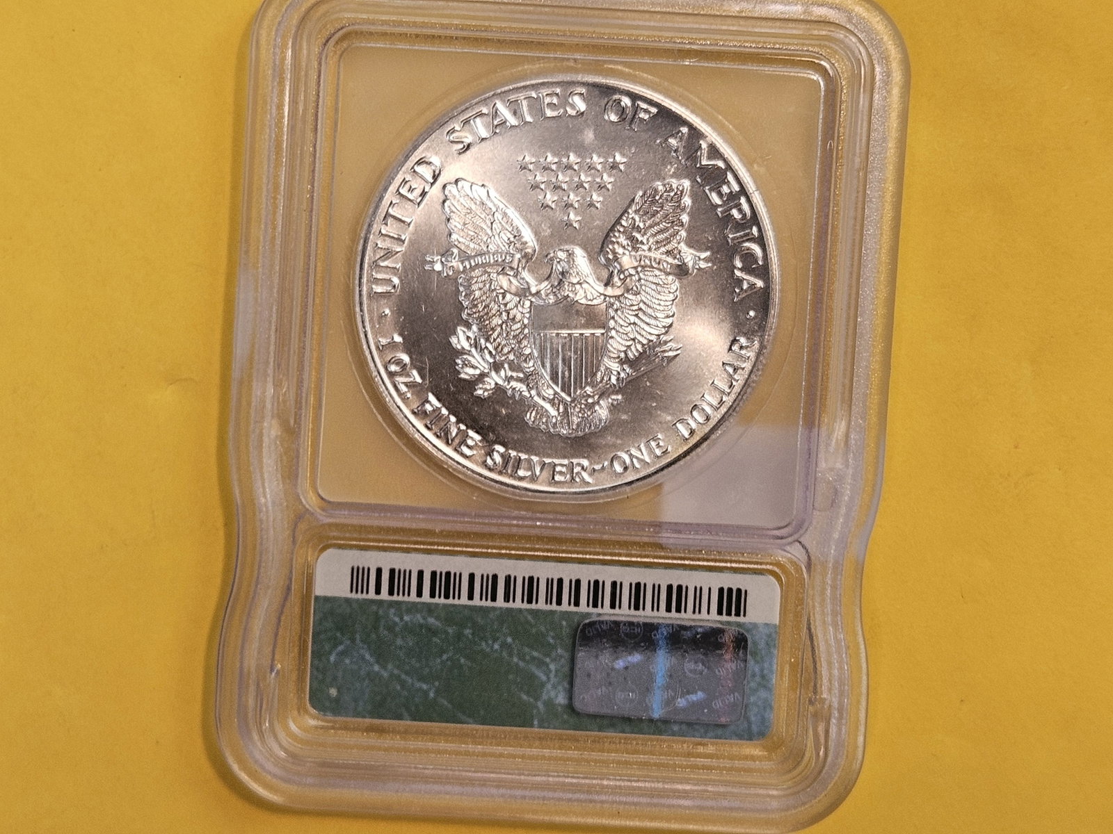 ICG 1989 American Silver Eagle in Mint State 69 - 2