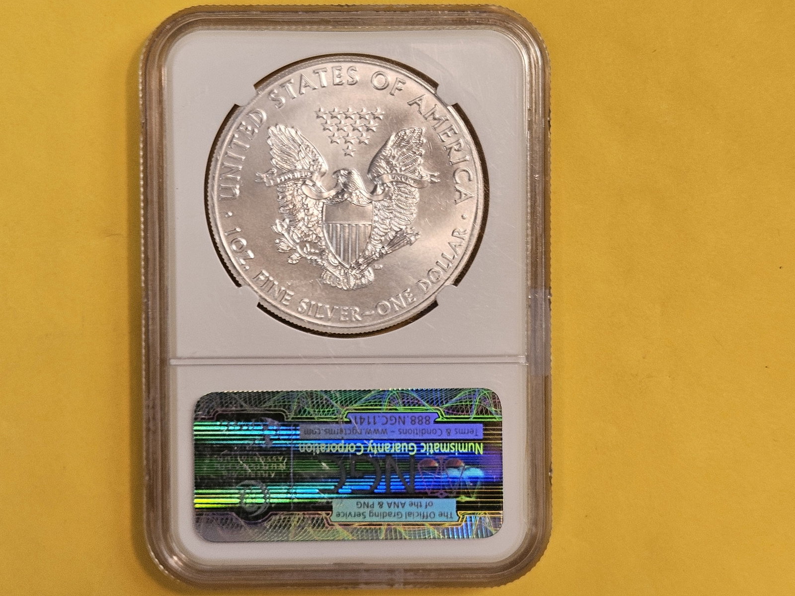 PERFECT! NGC 2011 American Silver Eagle in Mint State 70 - 2
