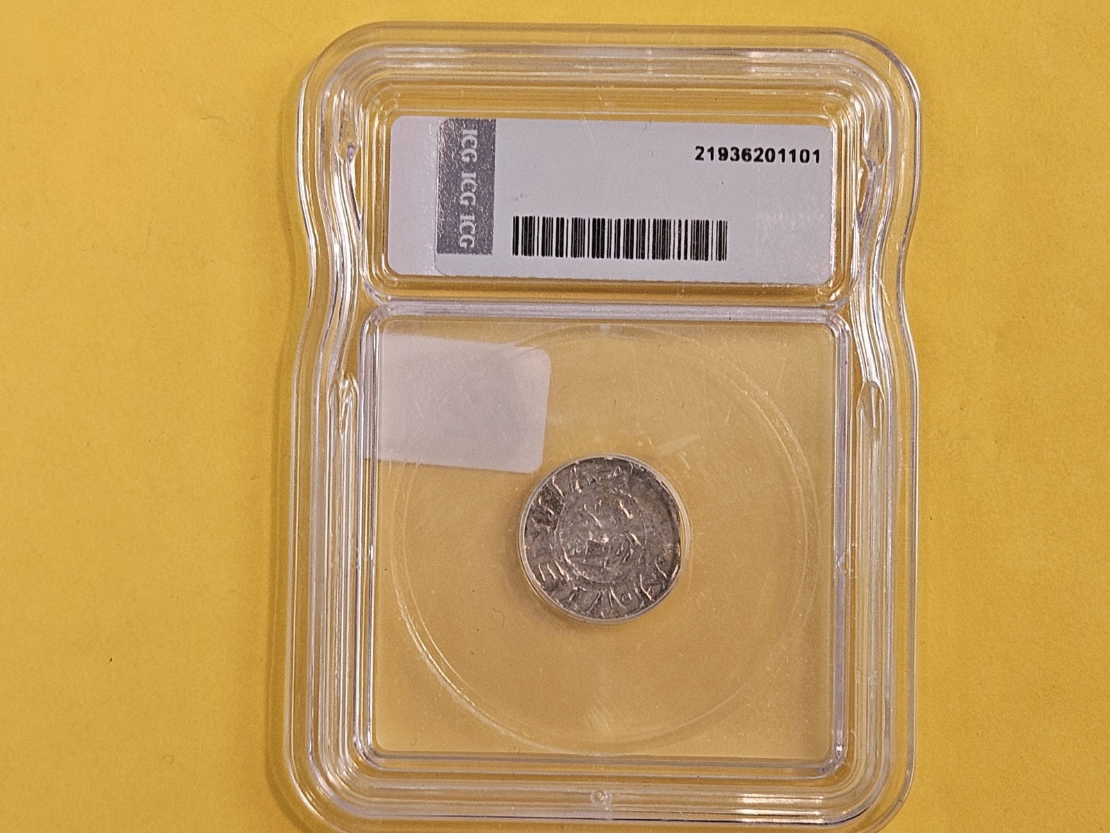 MEDIEVAL! ICG c. 1100 - 1300 Silver Denier - 3