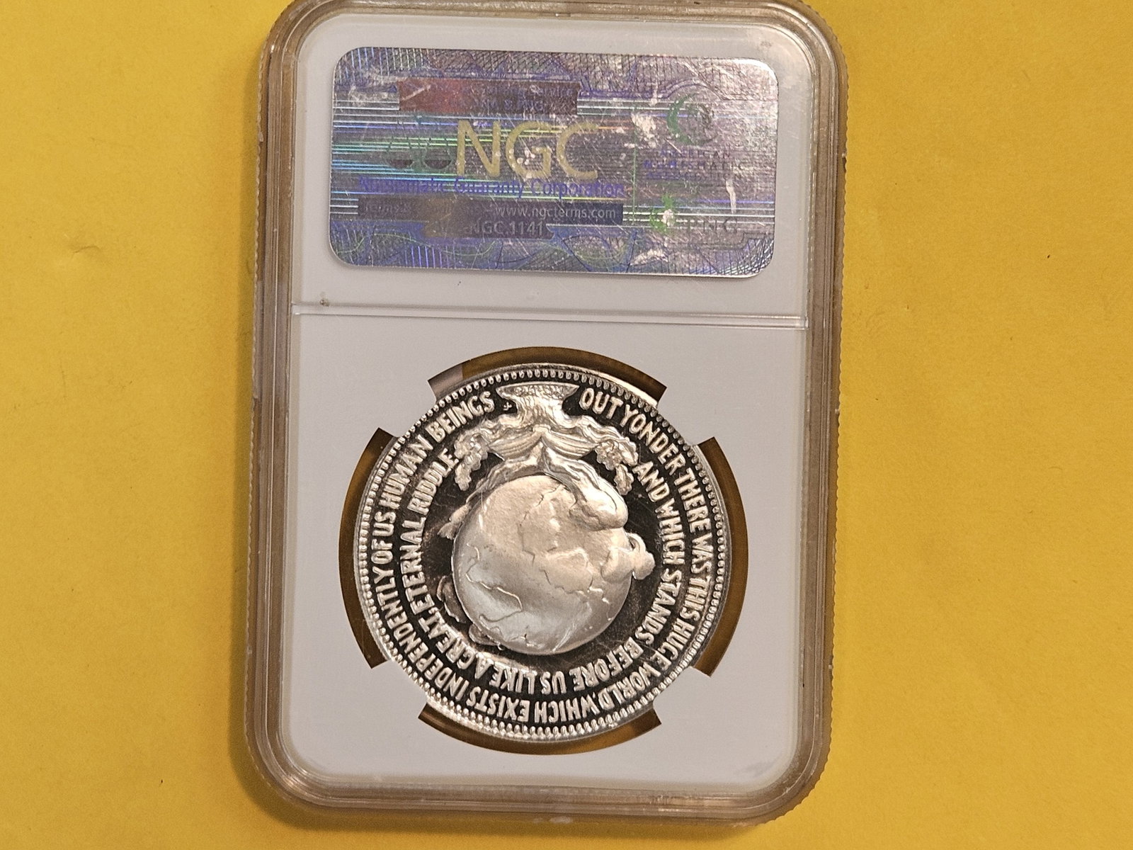 NGC 1968 Franklin Mint Silver Medal in Proof 69 Ultra Cameo - 3