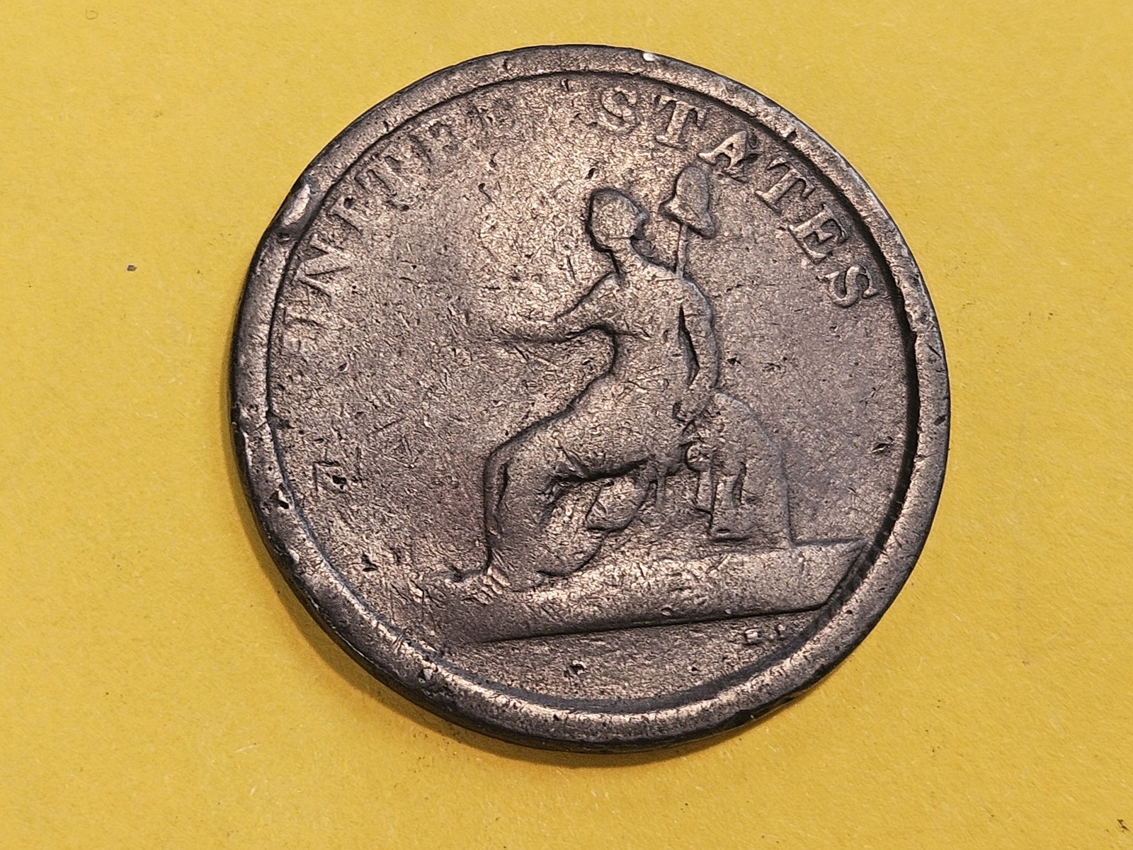 ** COLONIAL ** SCARCE 1783 Washington Copper!! - 6