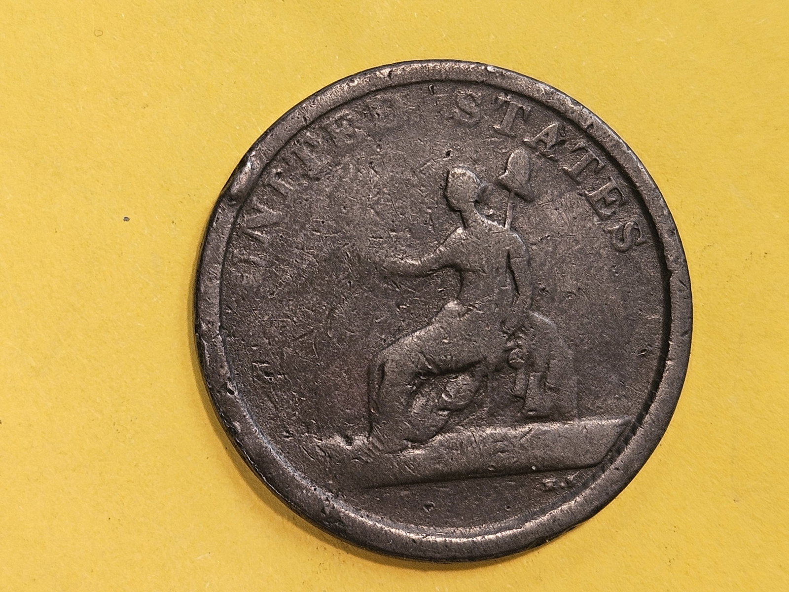 ** COLONIAL ** SCARCE 1783 Washington Copper!! - 7