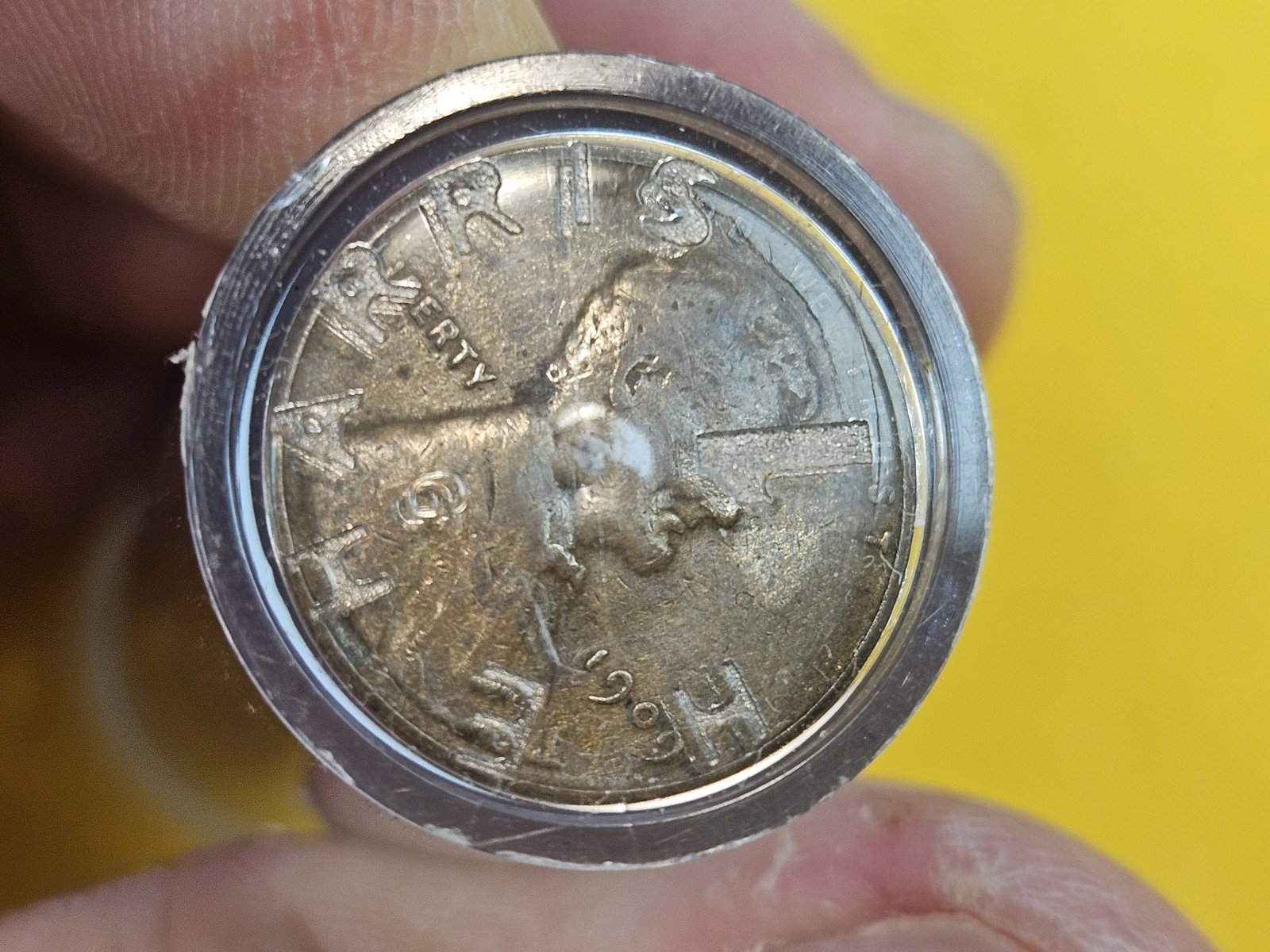 About a 3/4 roll of 1909 Wheat cents - 3